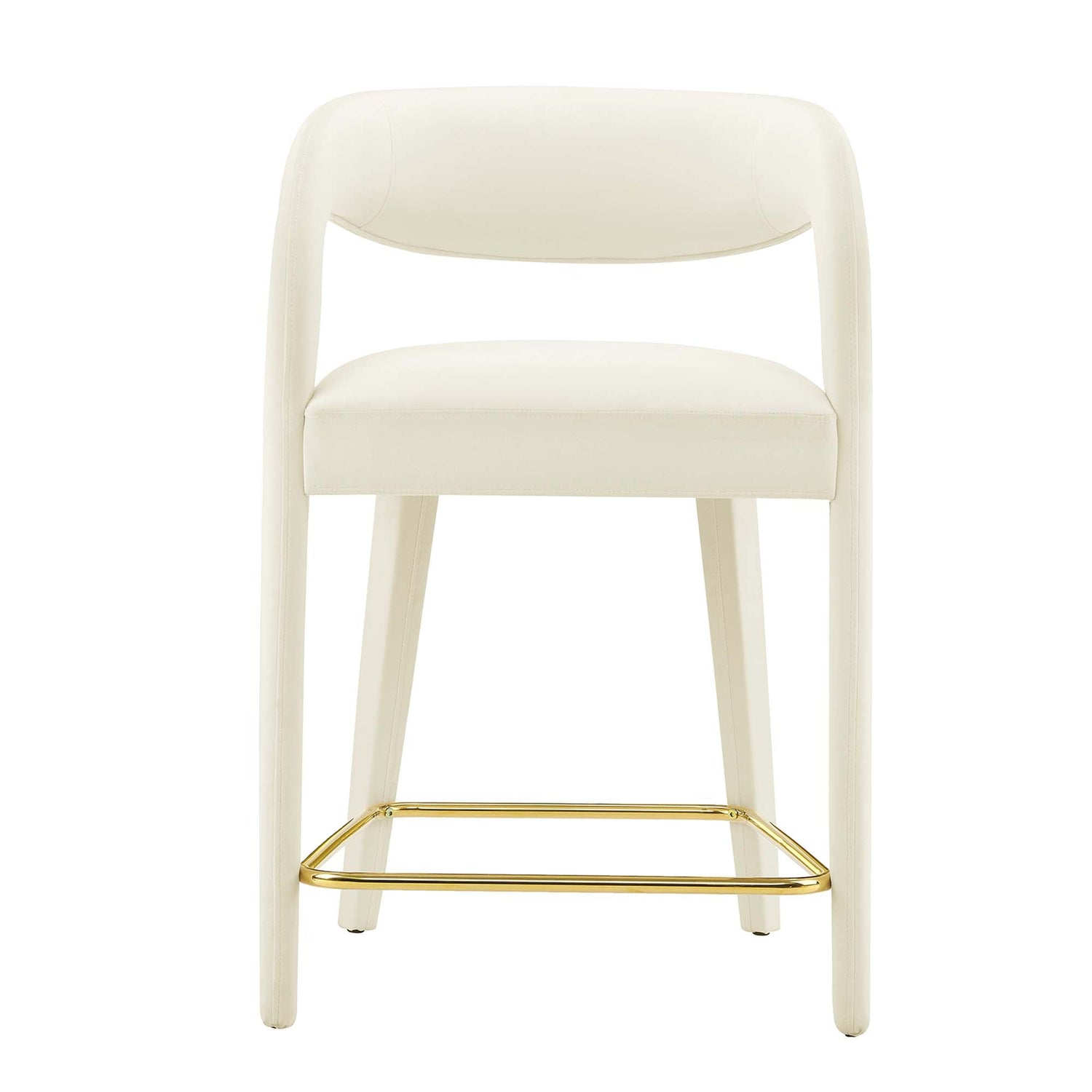 Pinnacle Performance Velvet Counter Stool Set of Two by Modway