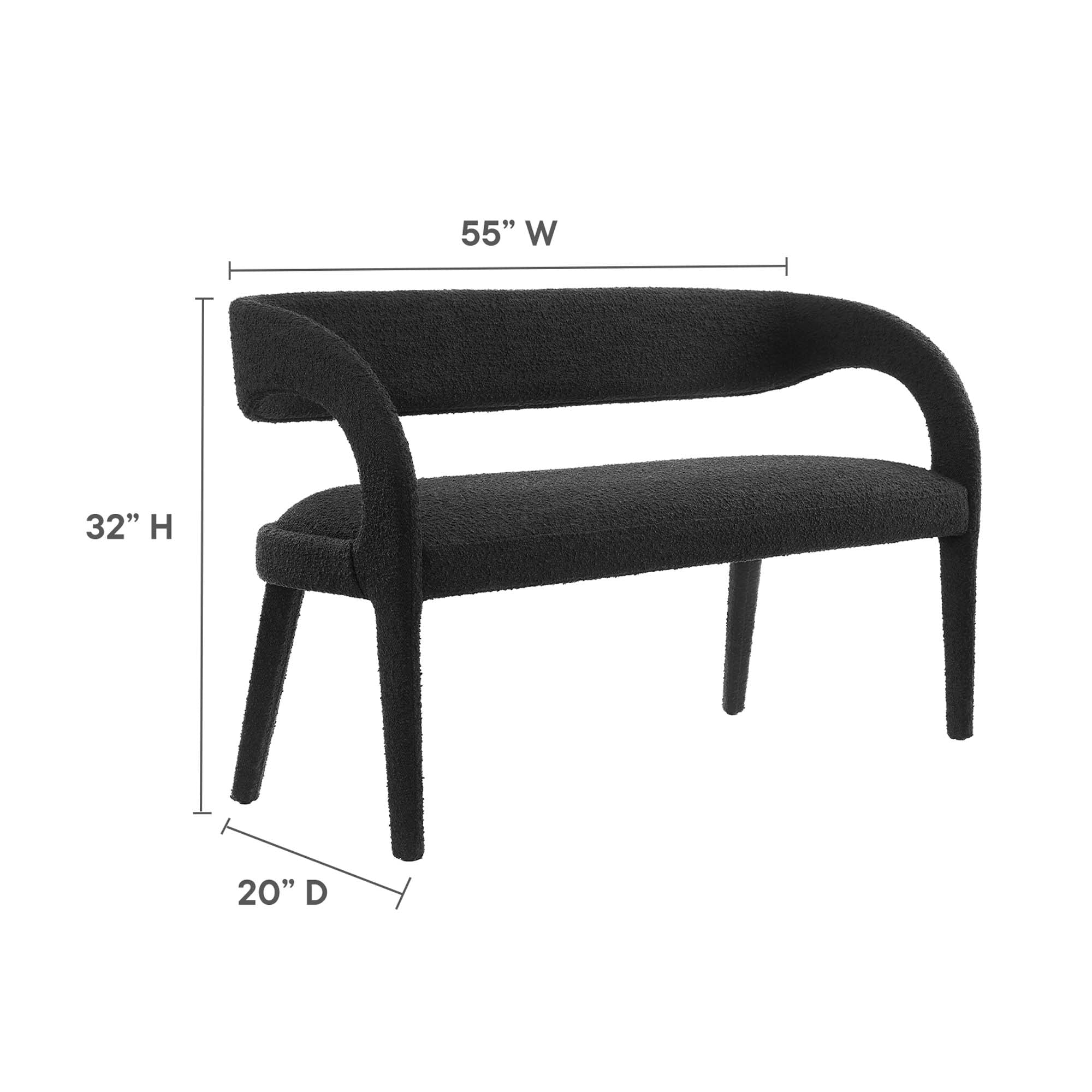 Pinnacle Accent Bench by Modway