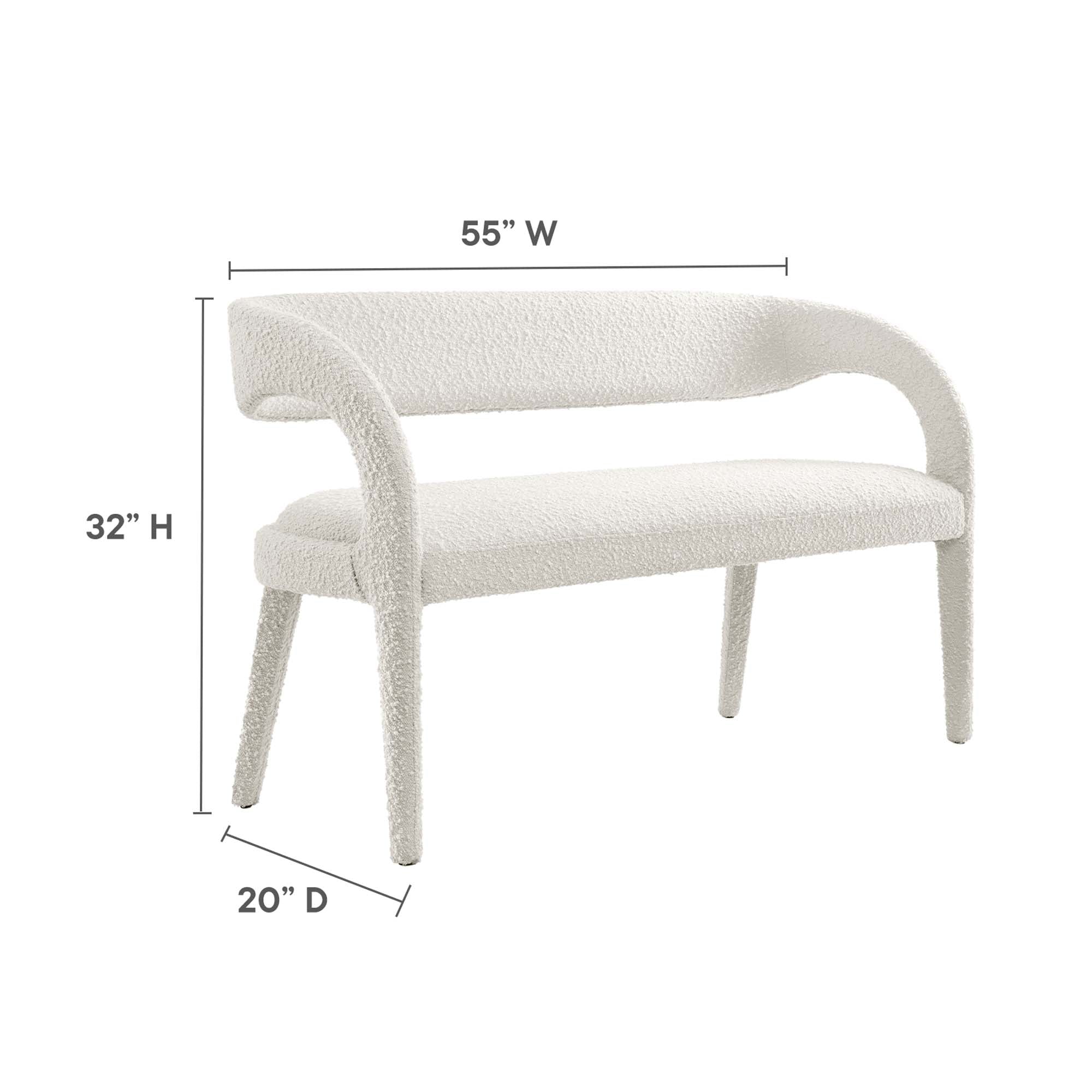Pinnacle Accent Bench by Modway