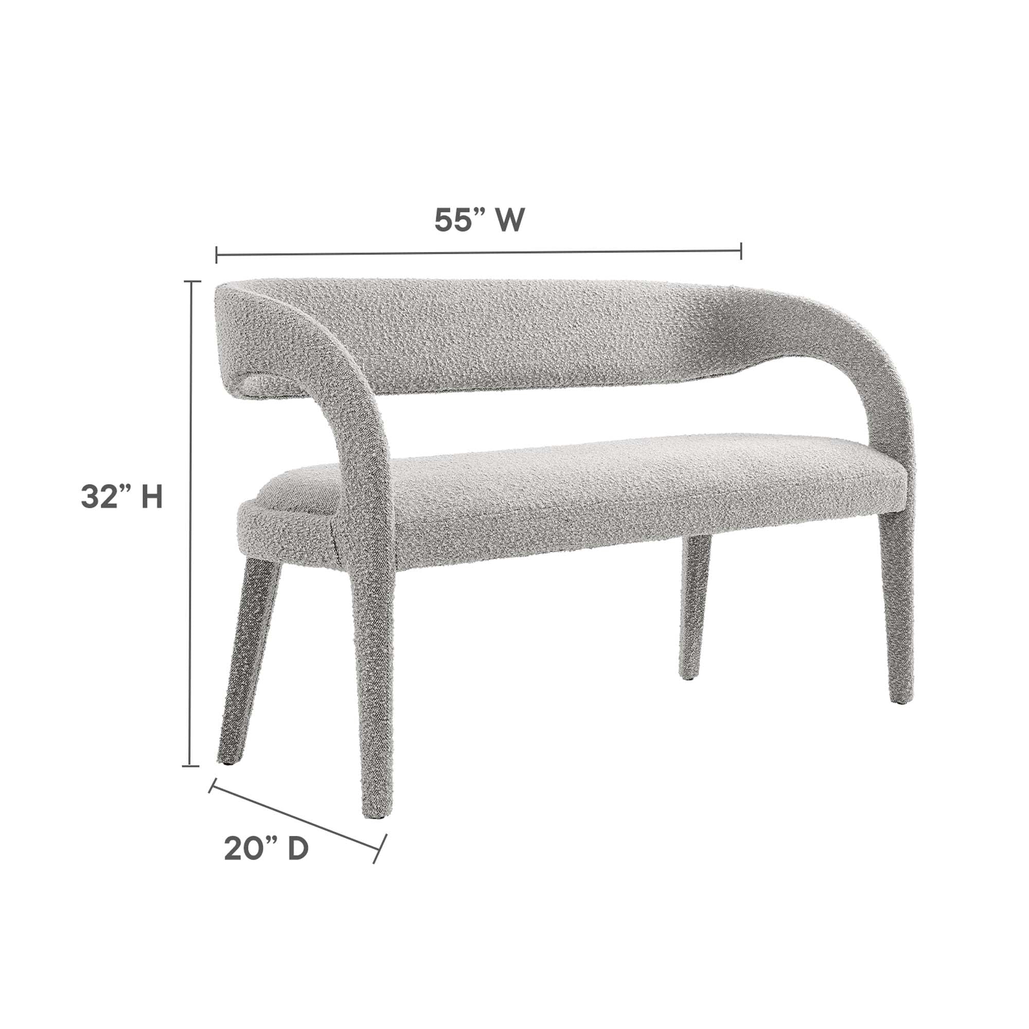 Pinnacle Accent Bench by Modway