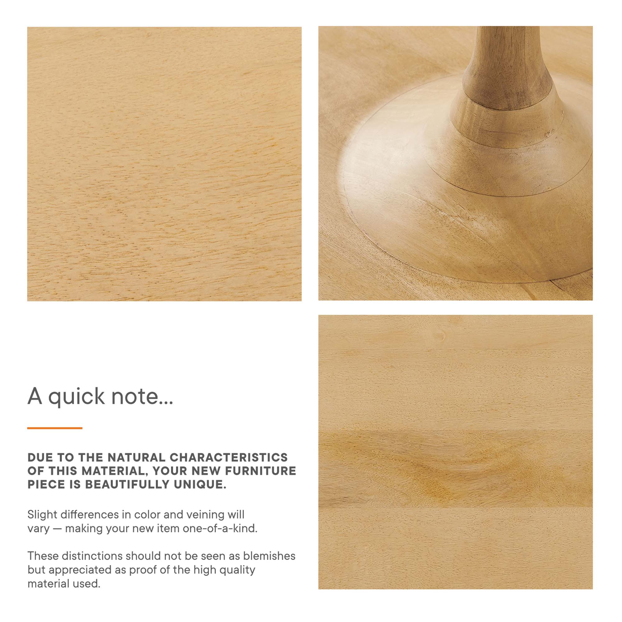 Lina Round Wood Side Table by Modway