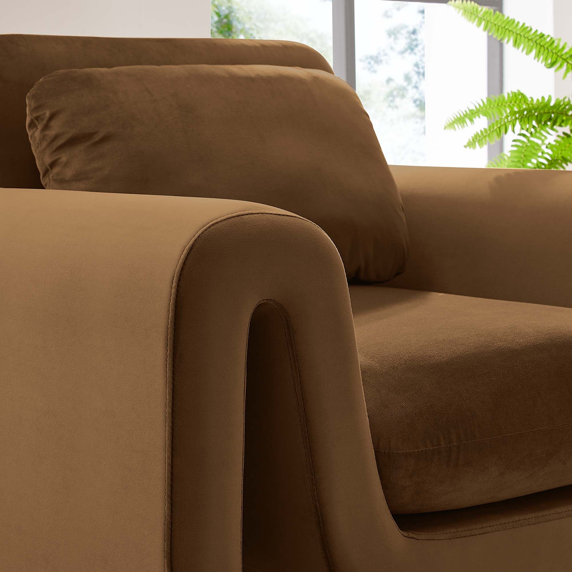 Waverly Performance Velvet Armchair by Modway