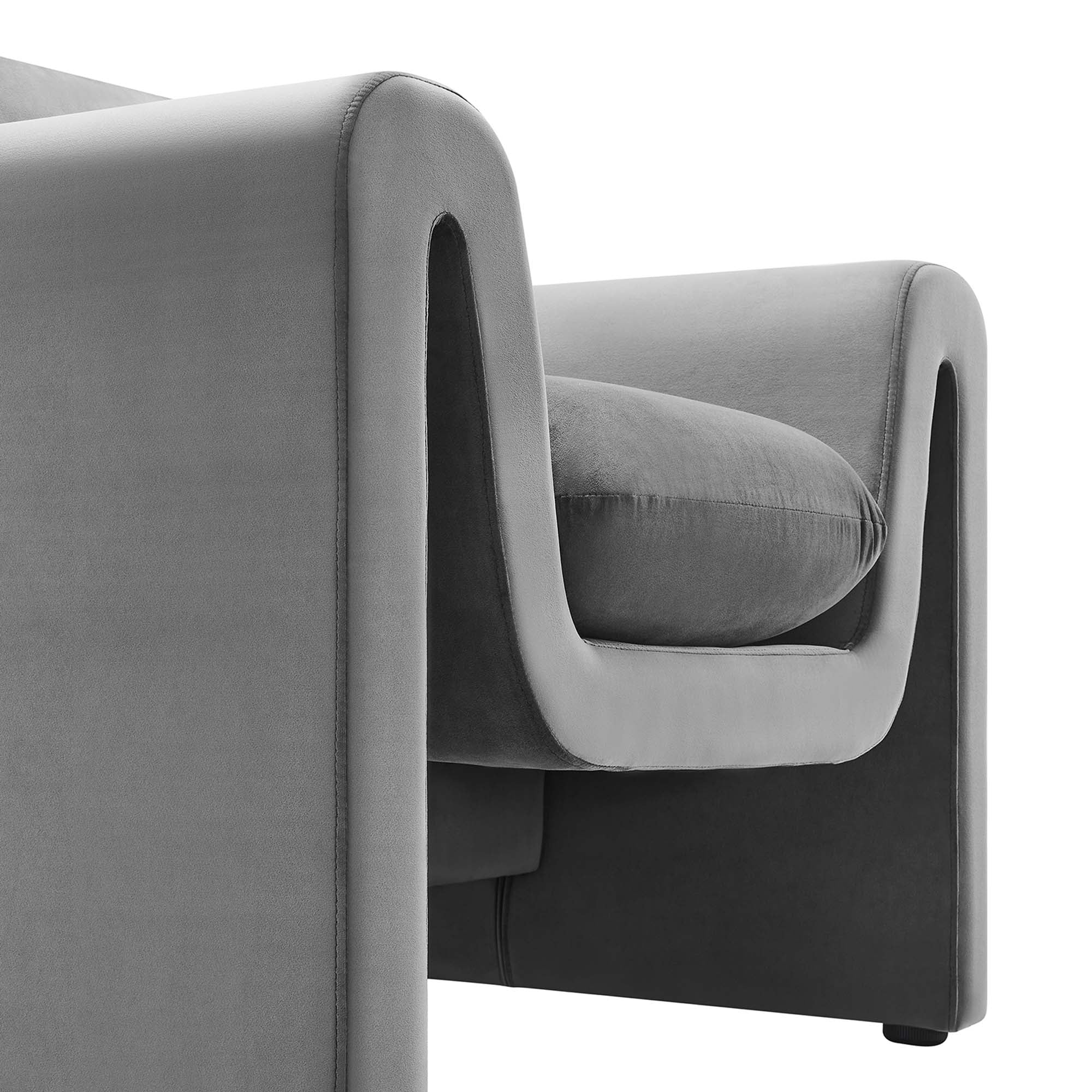 Waverly Performance Velvet Armchair by Modway