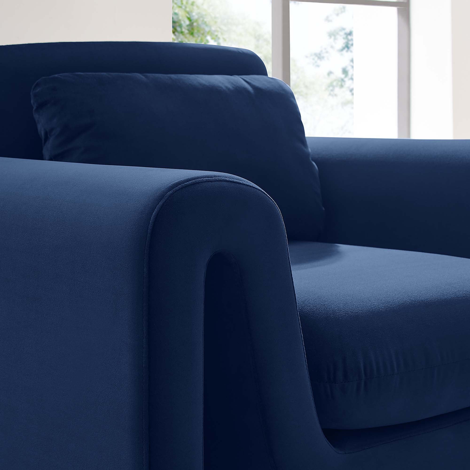 Waverly Performance Velvet Armchair by Modway