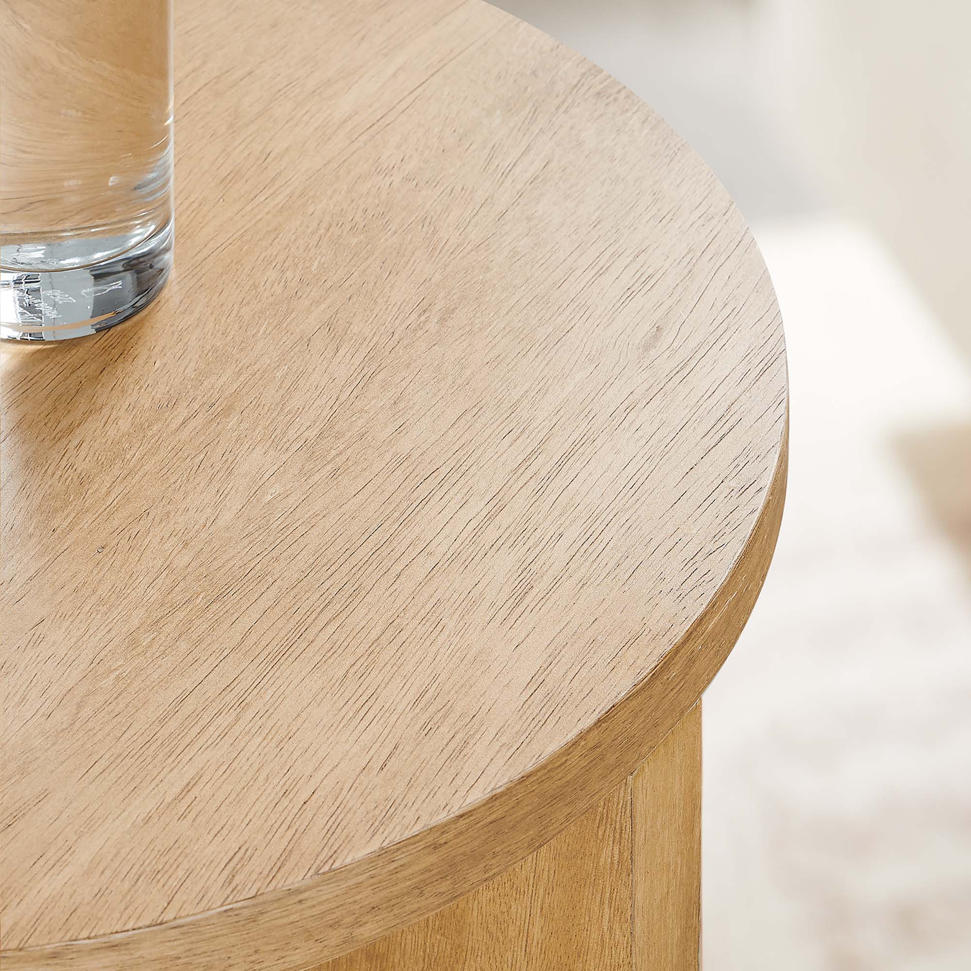 Silas Round Wood Side Table by Modway
