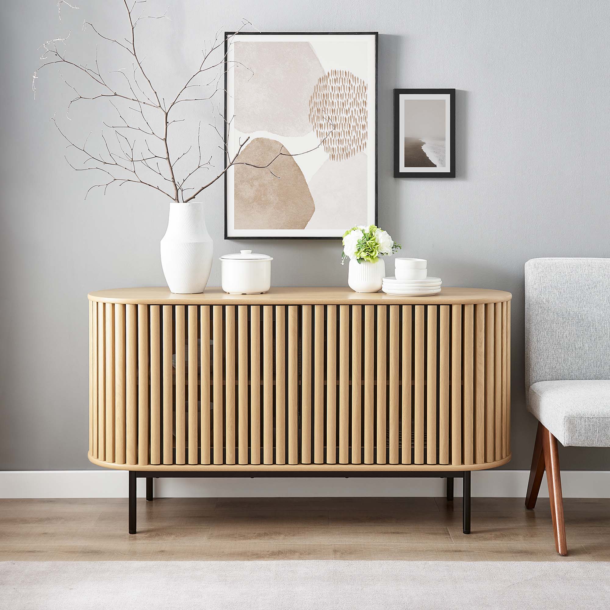 Fortitude 59” Oval Sideboard by Modway