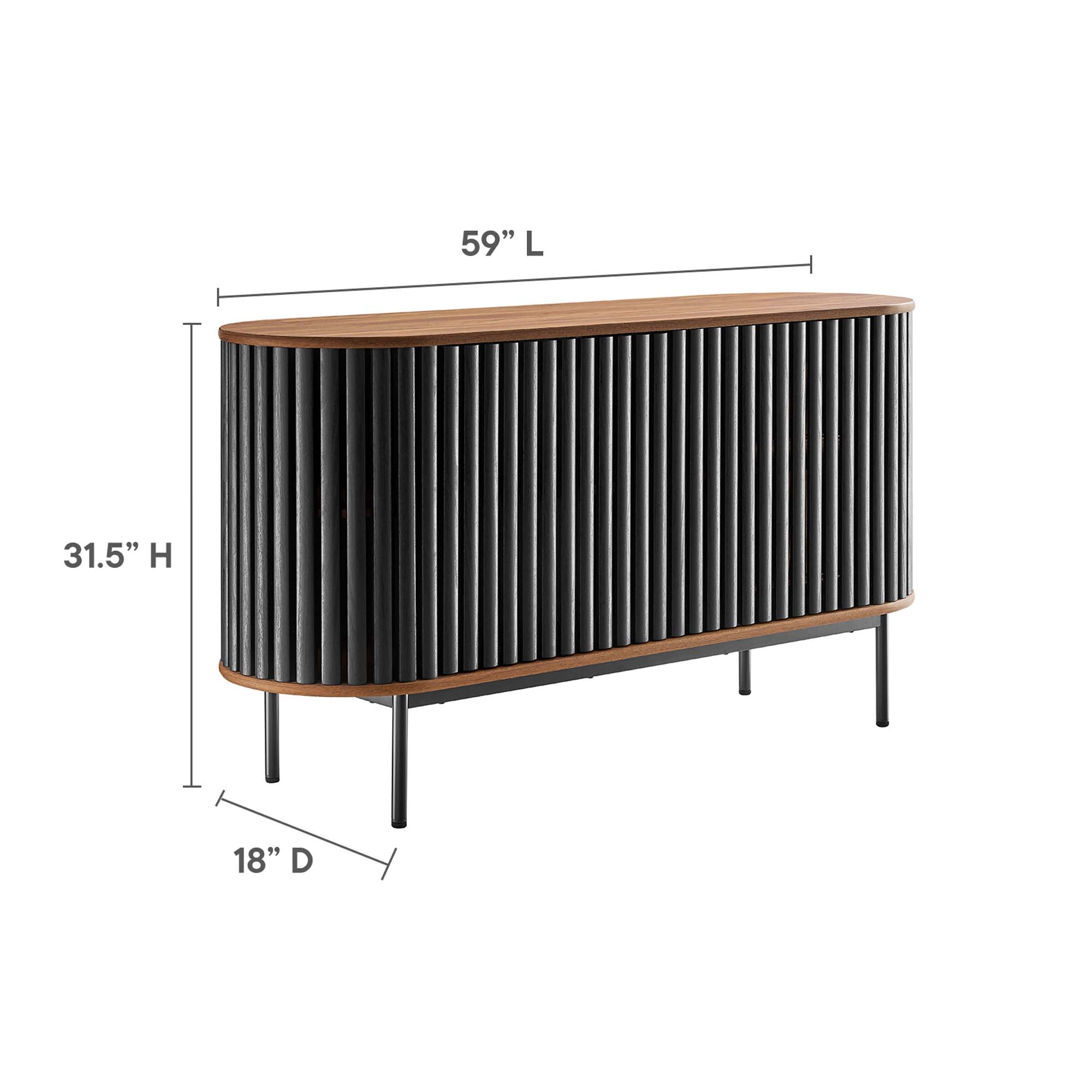 Fortitude 59” Oval Sideboard by Modway