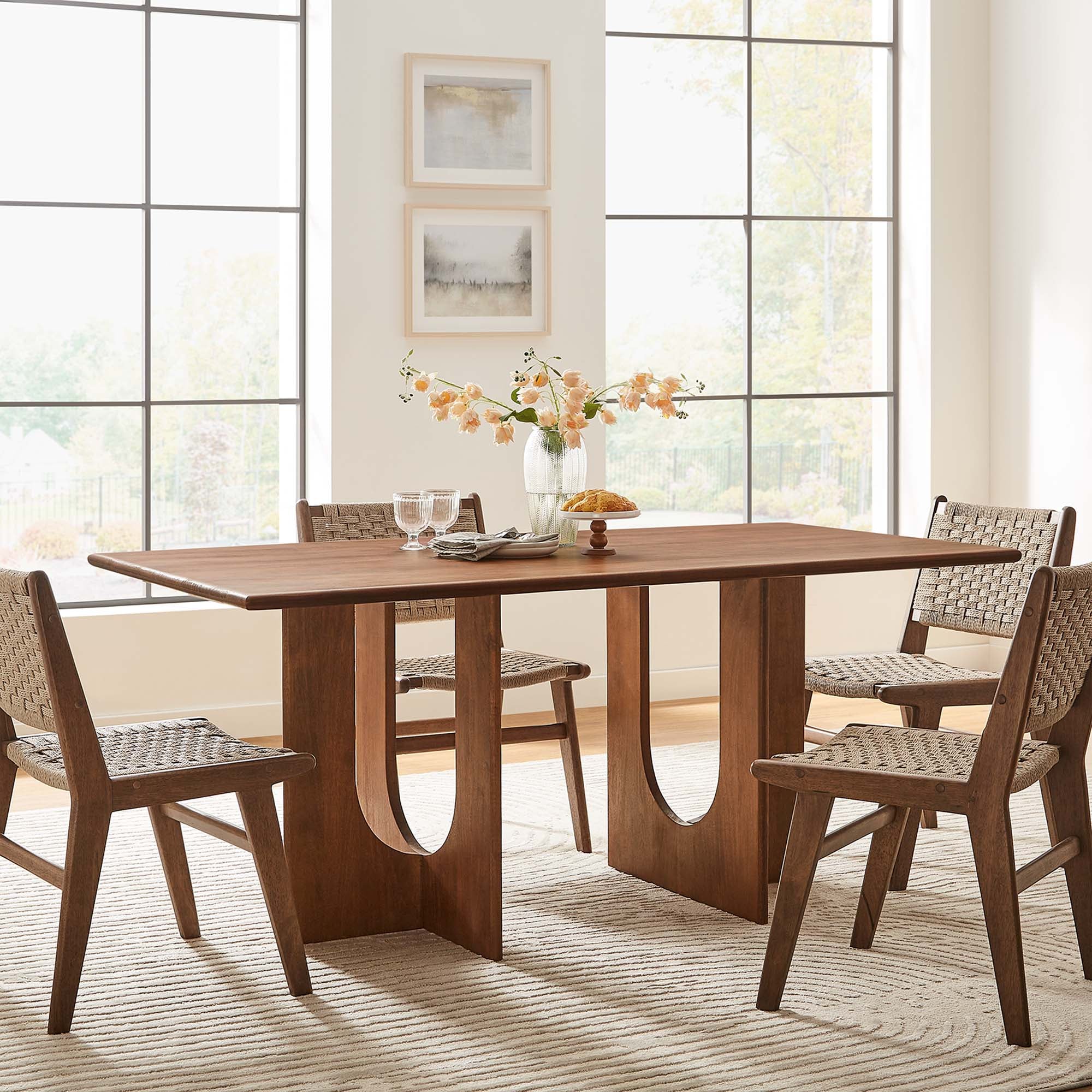 Rivian Rectangular 70" Wood Dining Table by Modway