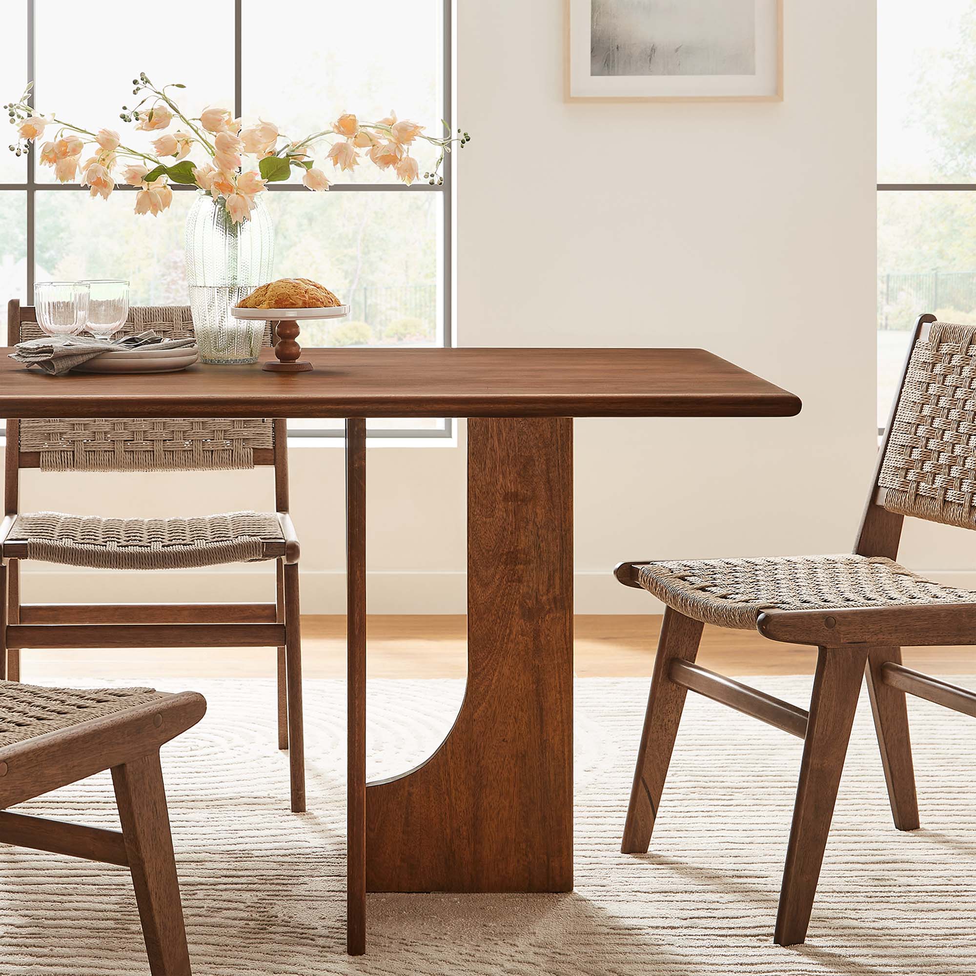 Rivian Rectangular 70" Wood Dining Table by Modway