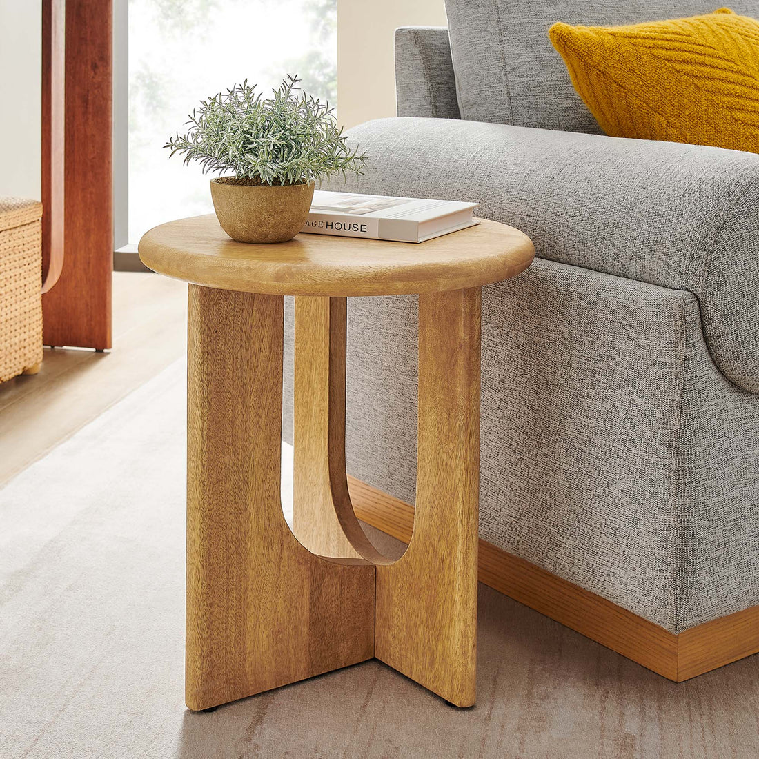 Rivian Round Side Table by Modway