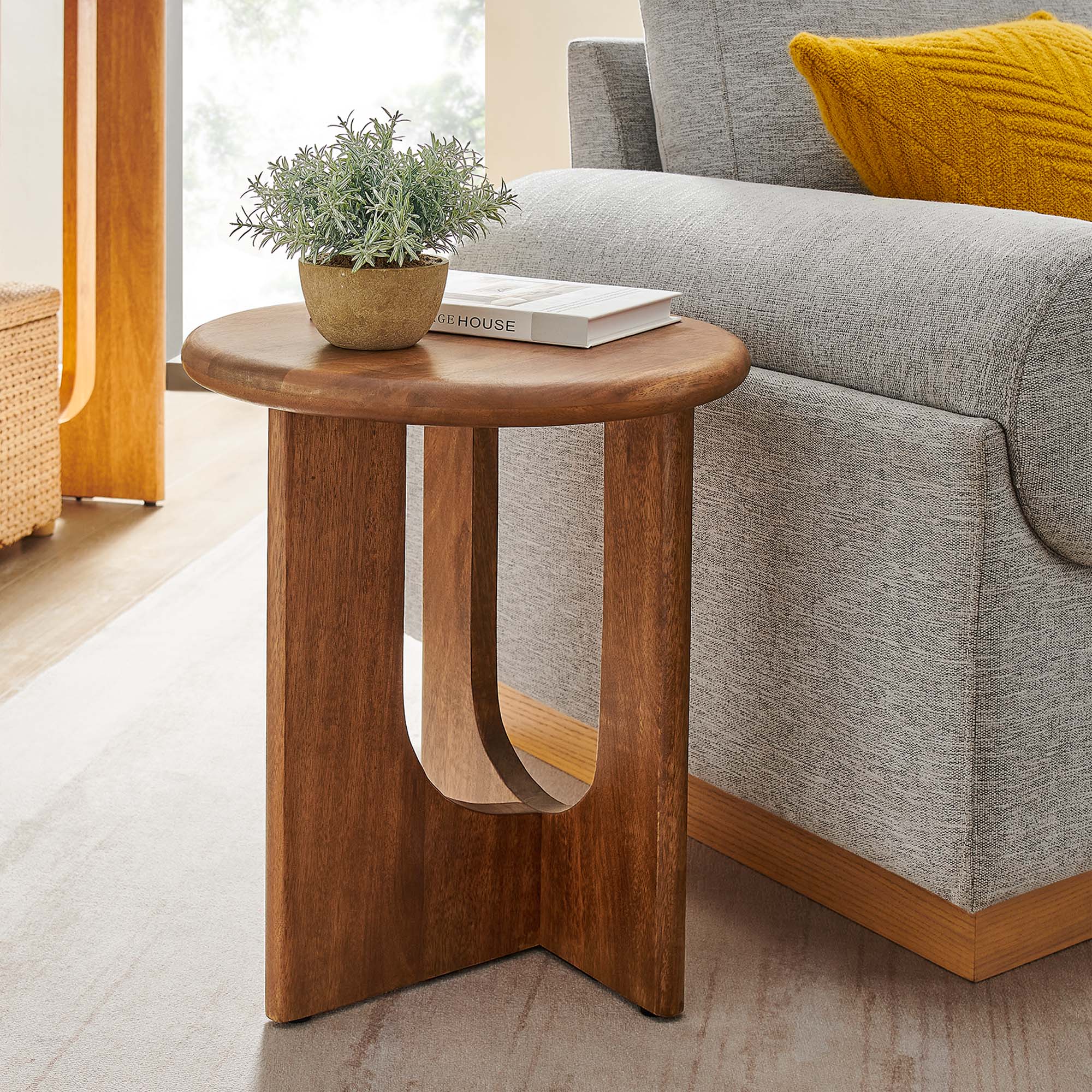 Rivian Round Side Table by Modway