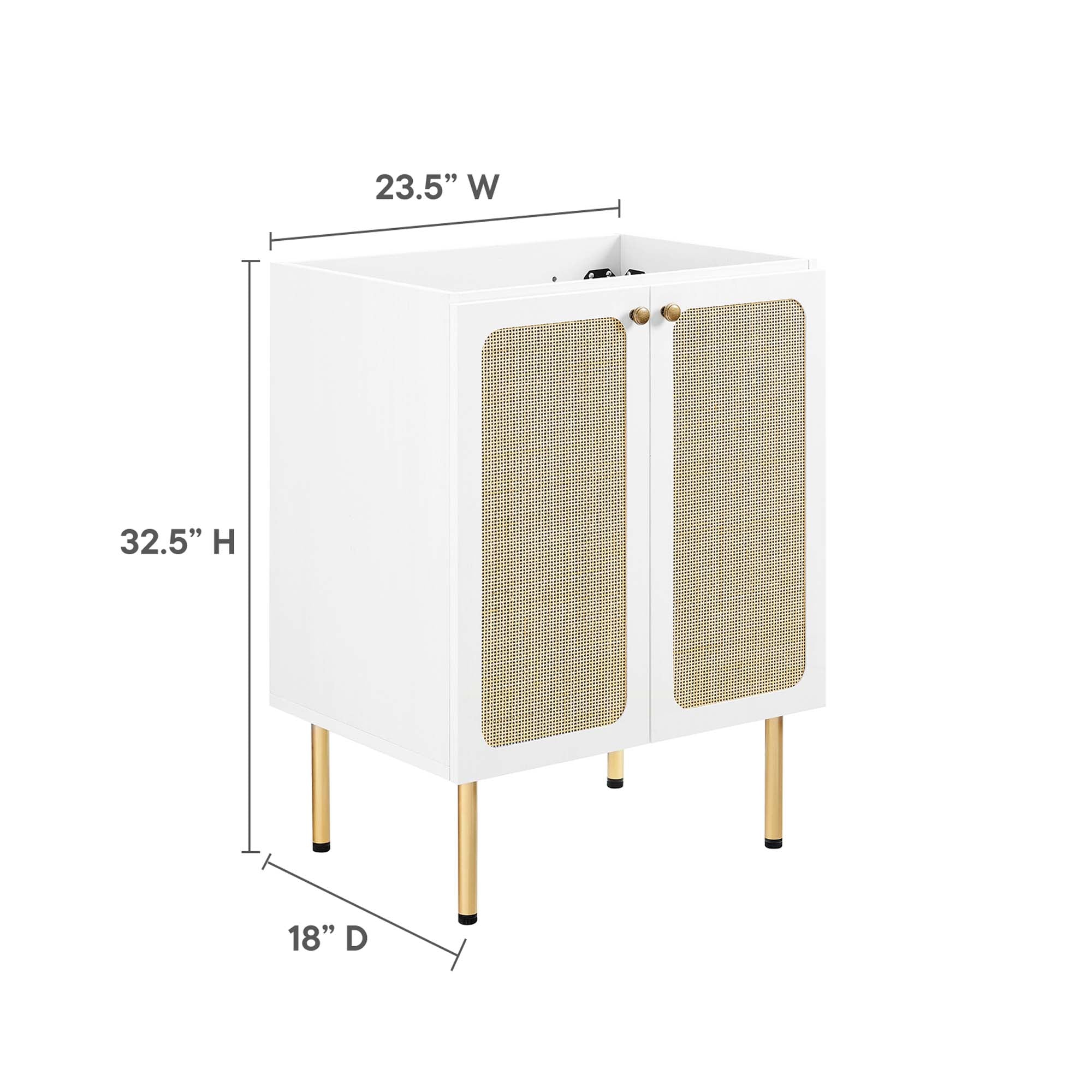 Chaucer Bathroom Cabinet Basin Not Included by Modway