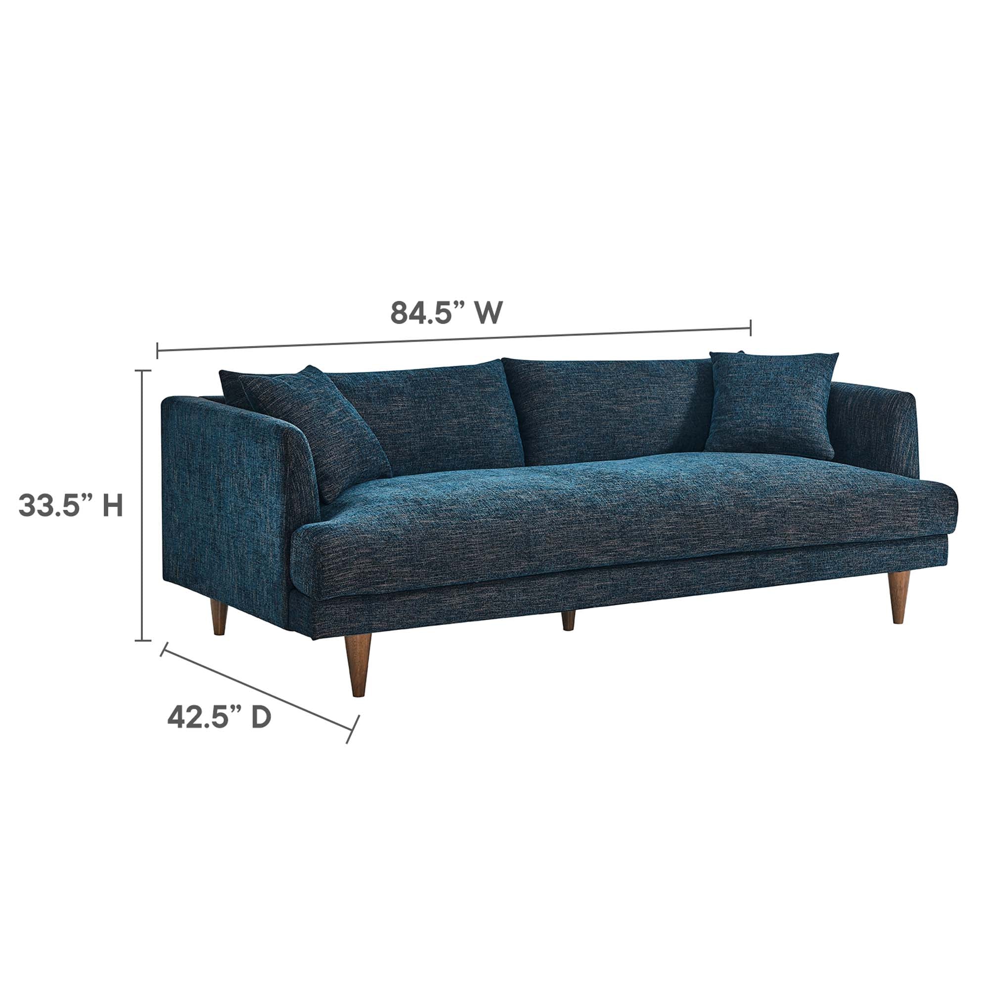 Zoya Down Filled Overstuffed Sofa and Ottoman Set by Modway