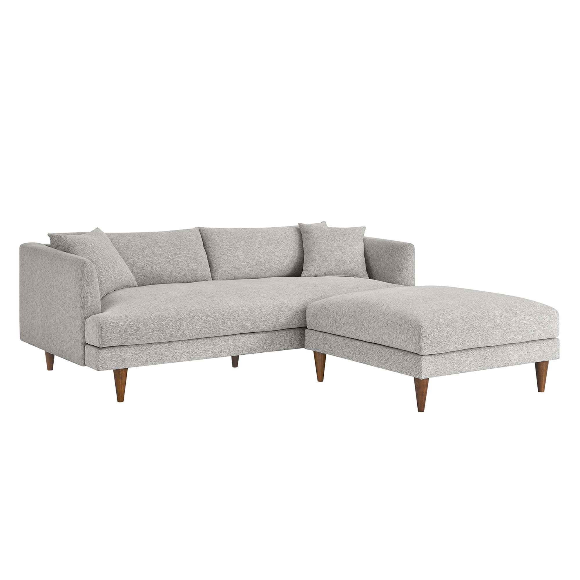 Zoya Down Filled Overstuffed Sofa and Ottoman Set by Modway