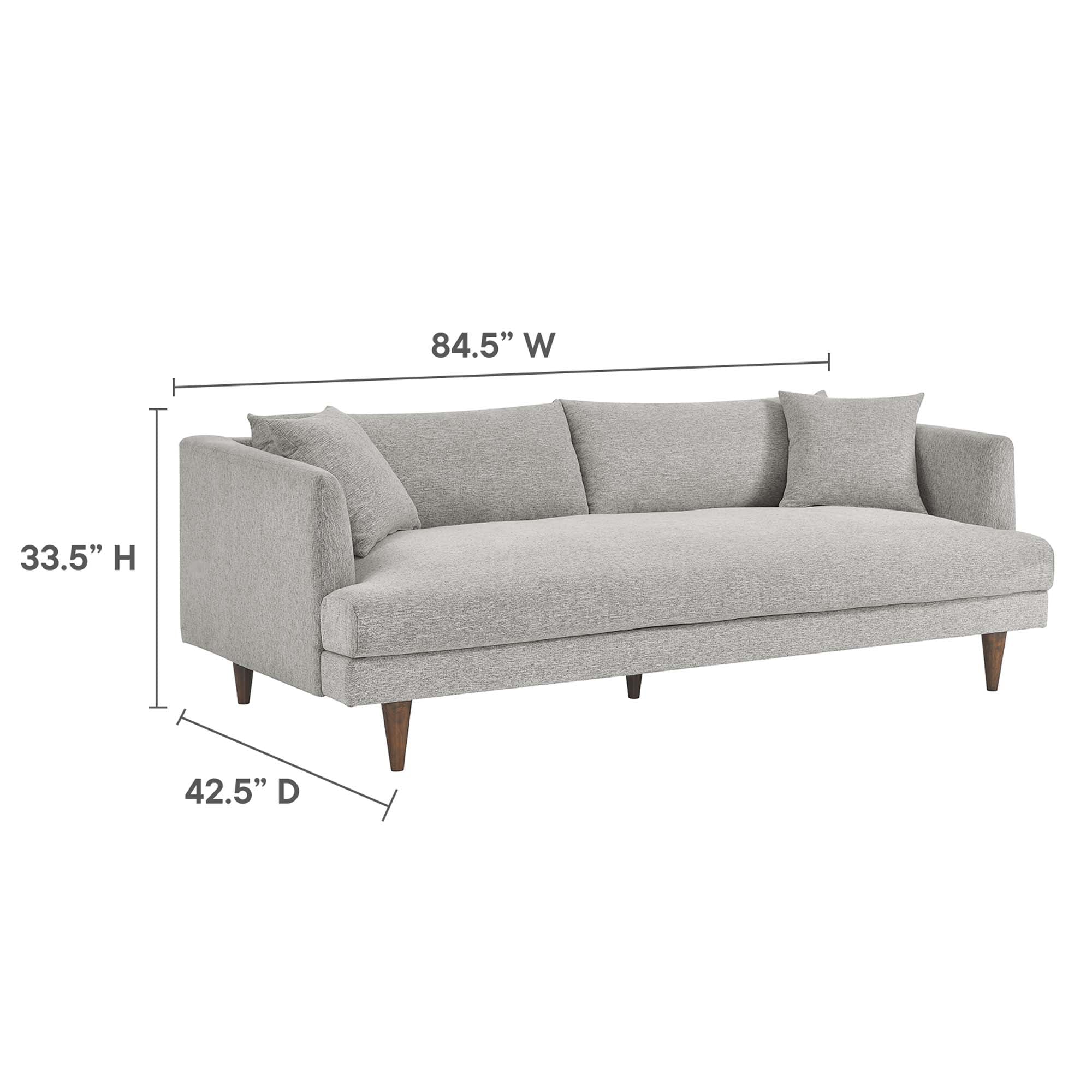 Zoya Down Filled Overstuffed Sofa and Ottoman Set by Modway