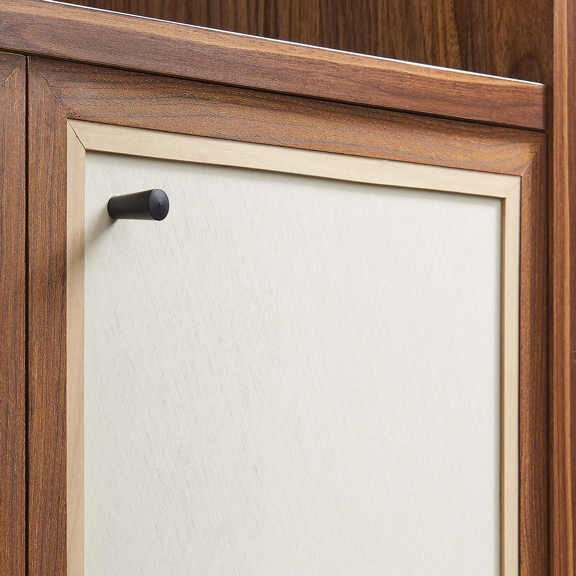 Capri 4-Shelf Wood Grain Bookcase by Modway