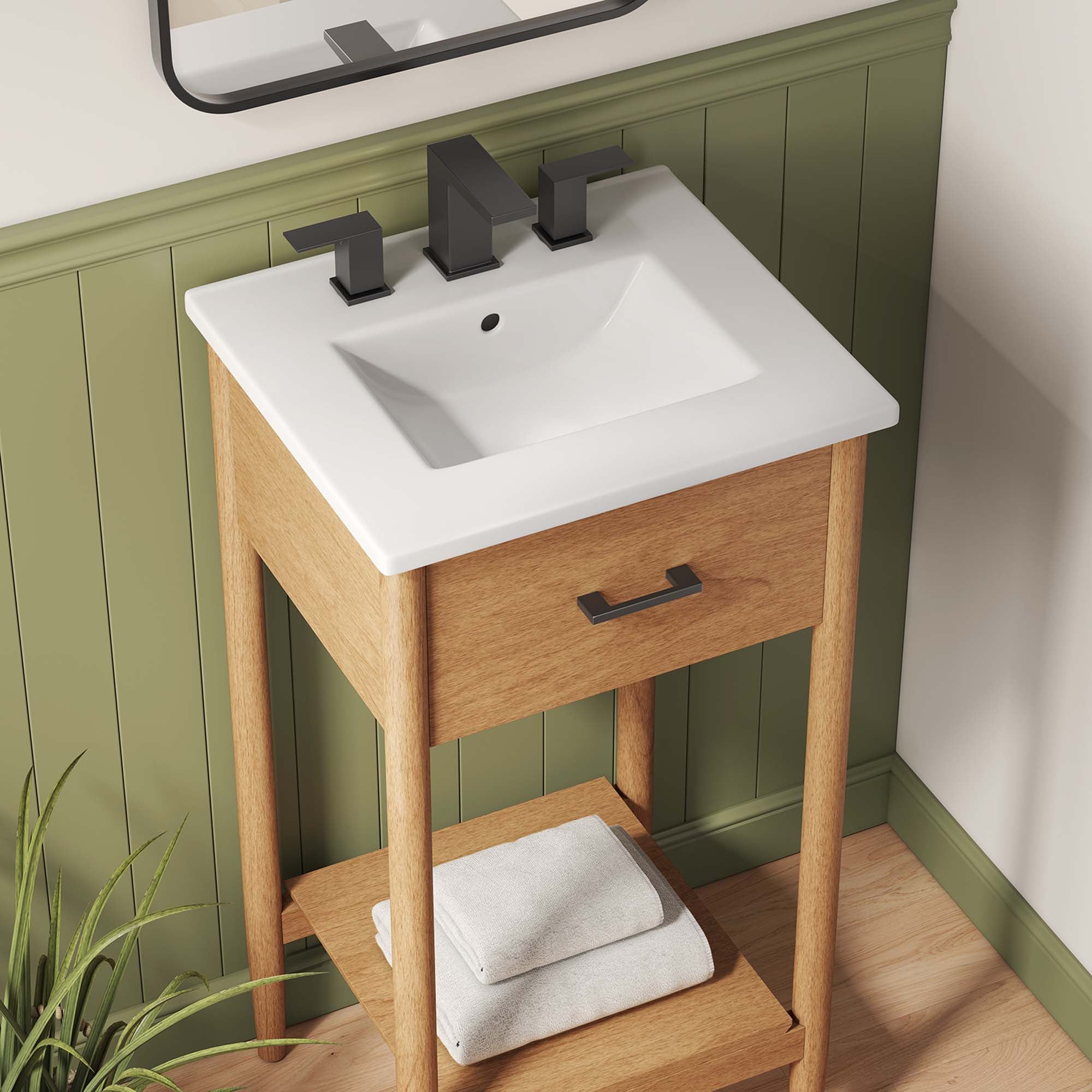Zaire Bathroom Vanity Basin Included by Modway