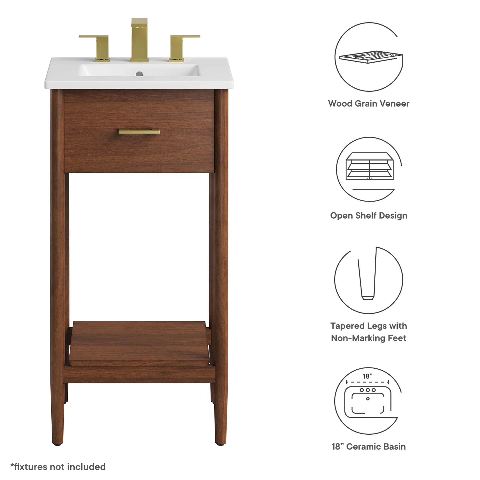 Zaire Bathroom Vanity Basin Included by Modway