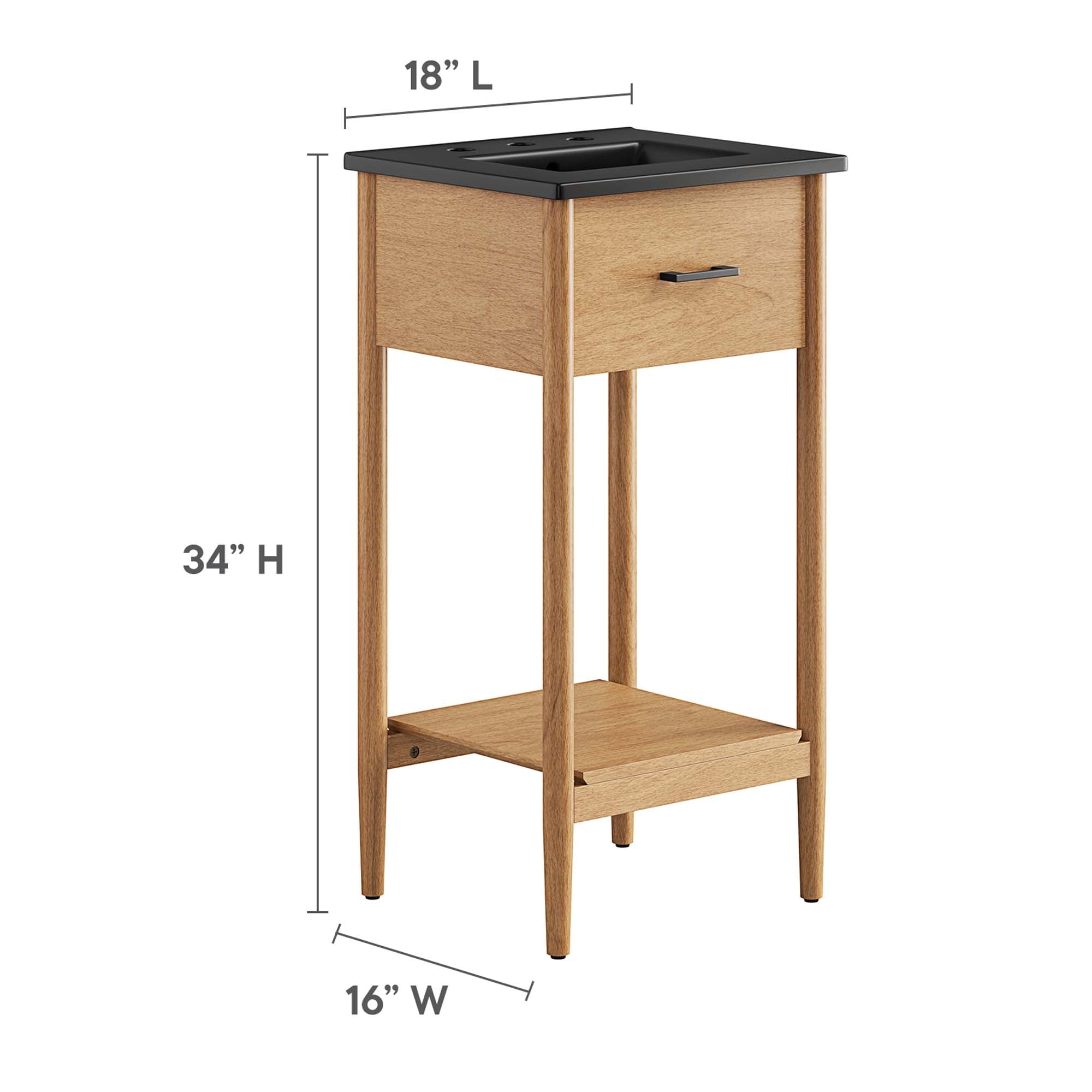 Zaire Bathroom Vanity Basin Included by Modway