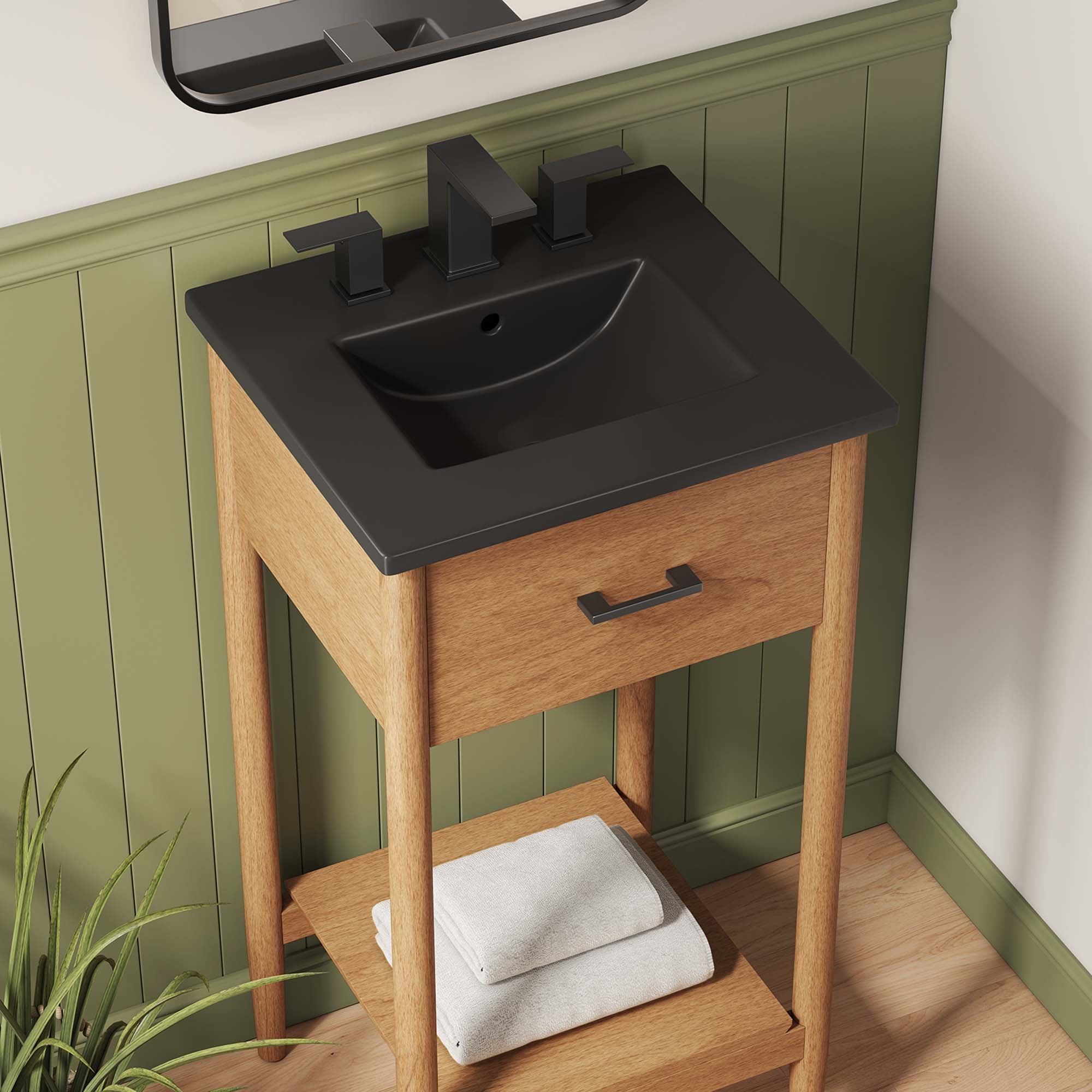 Zaire Bathroom Vanity Basin Included by Modway
