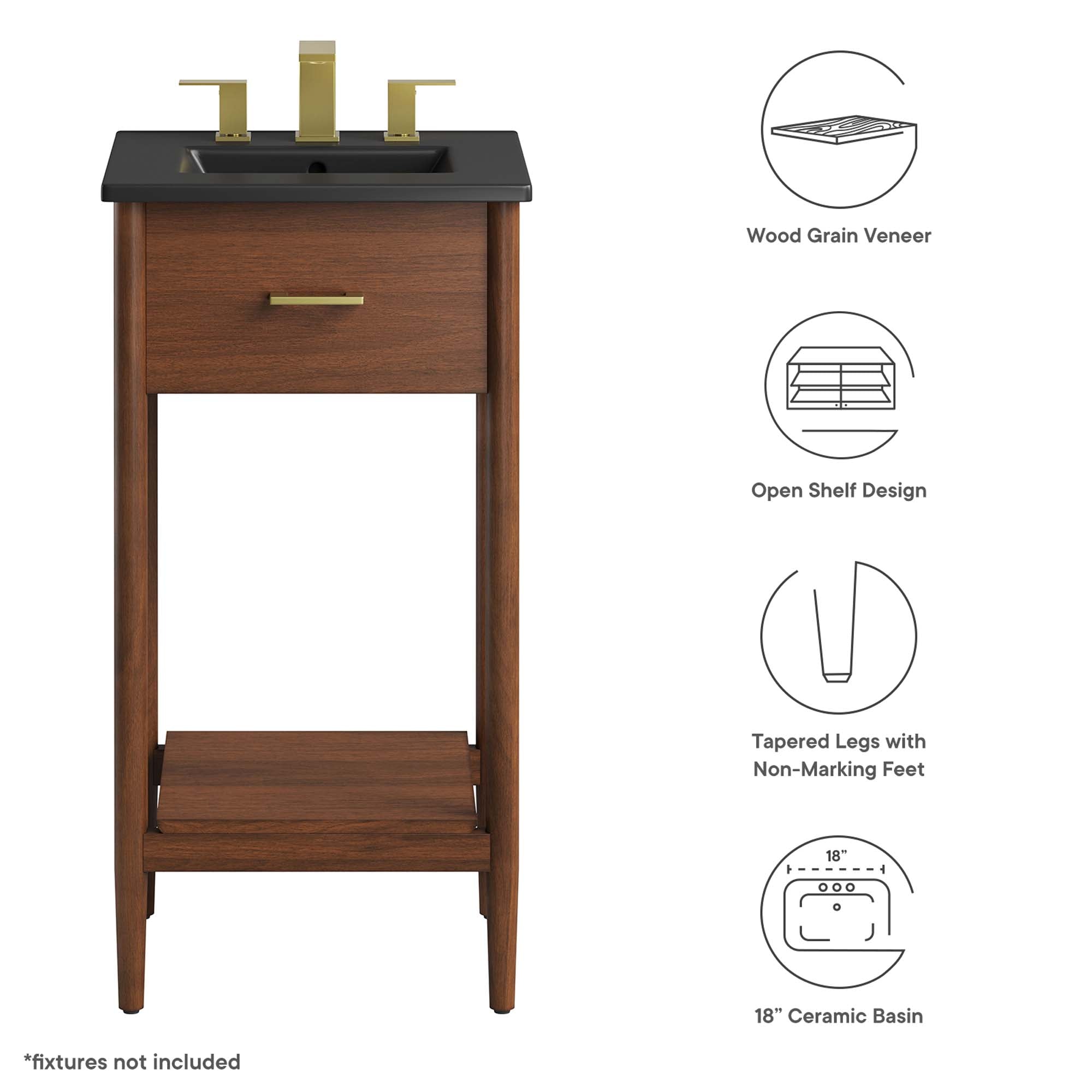 Zaire Bathroom Vanity Basin Included by Modway