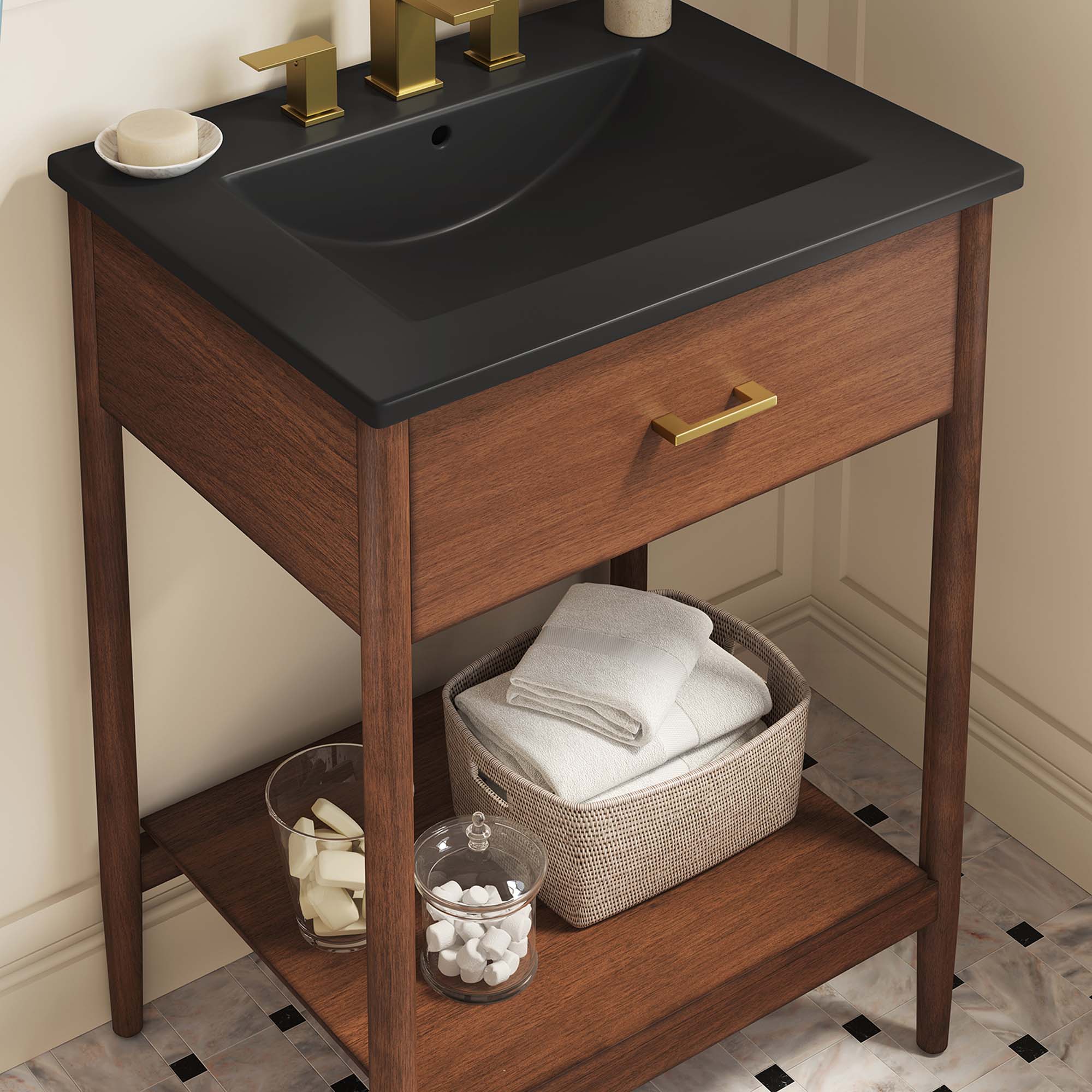 Zaire Bathroom Vanity Basin Included by Modway