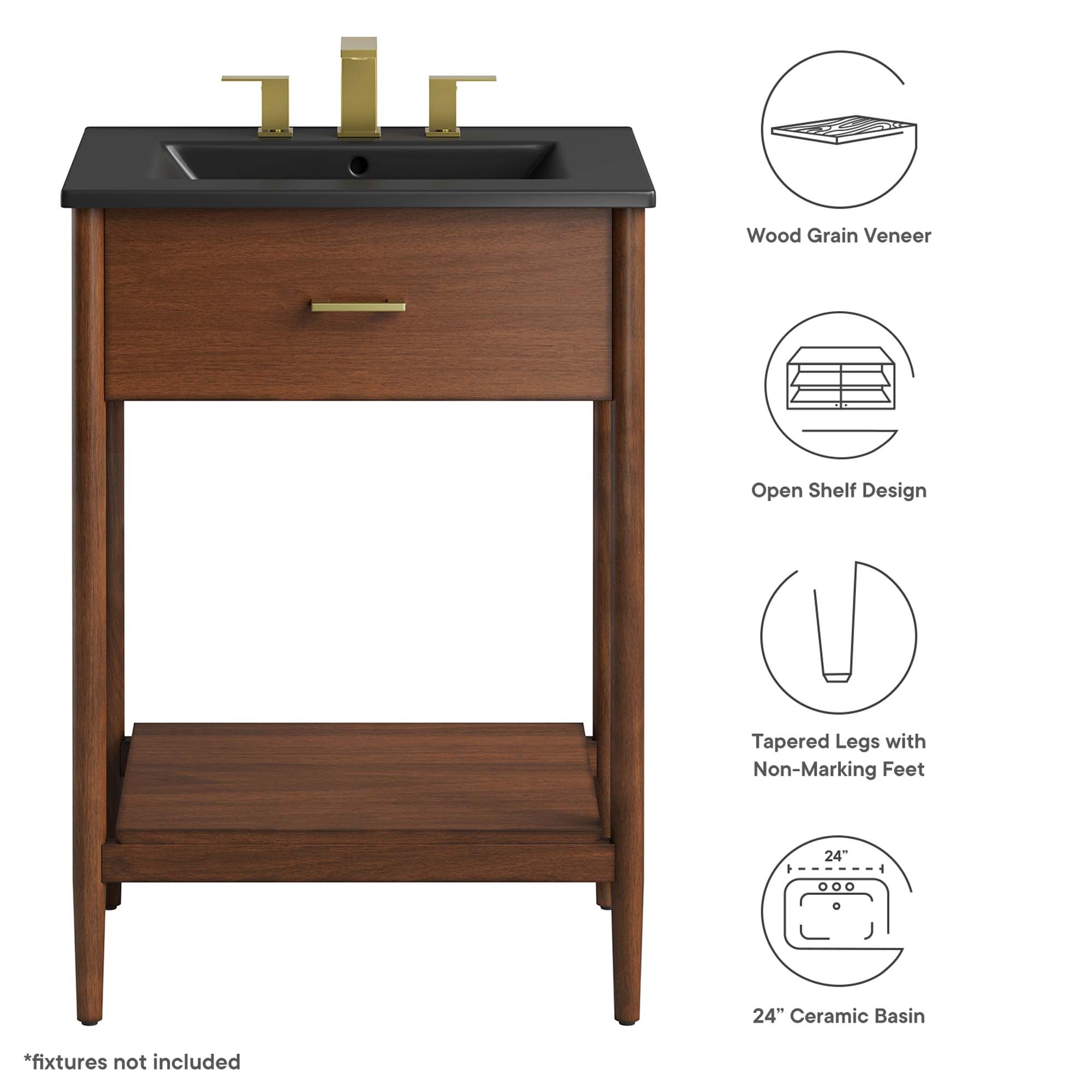 Zaire Bathroom Vanity Basin Included by Modway