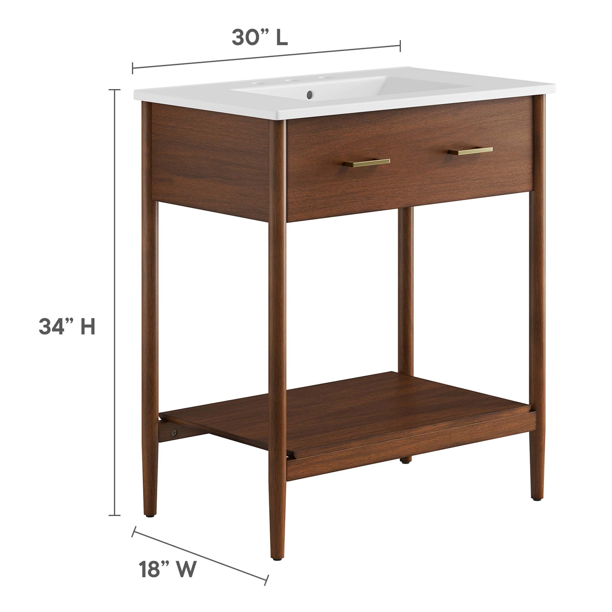 Zaire Bathroom Vanity Basin Included by Modway