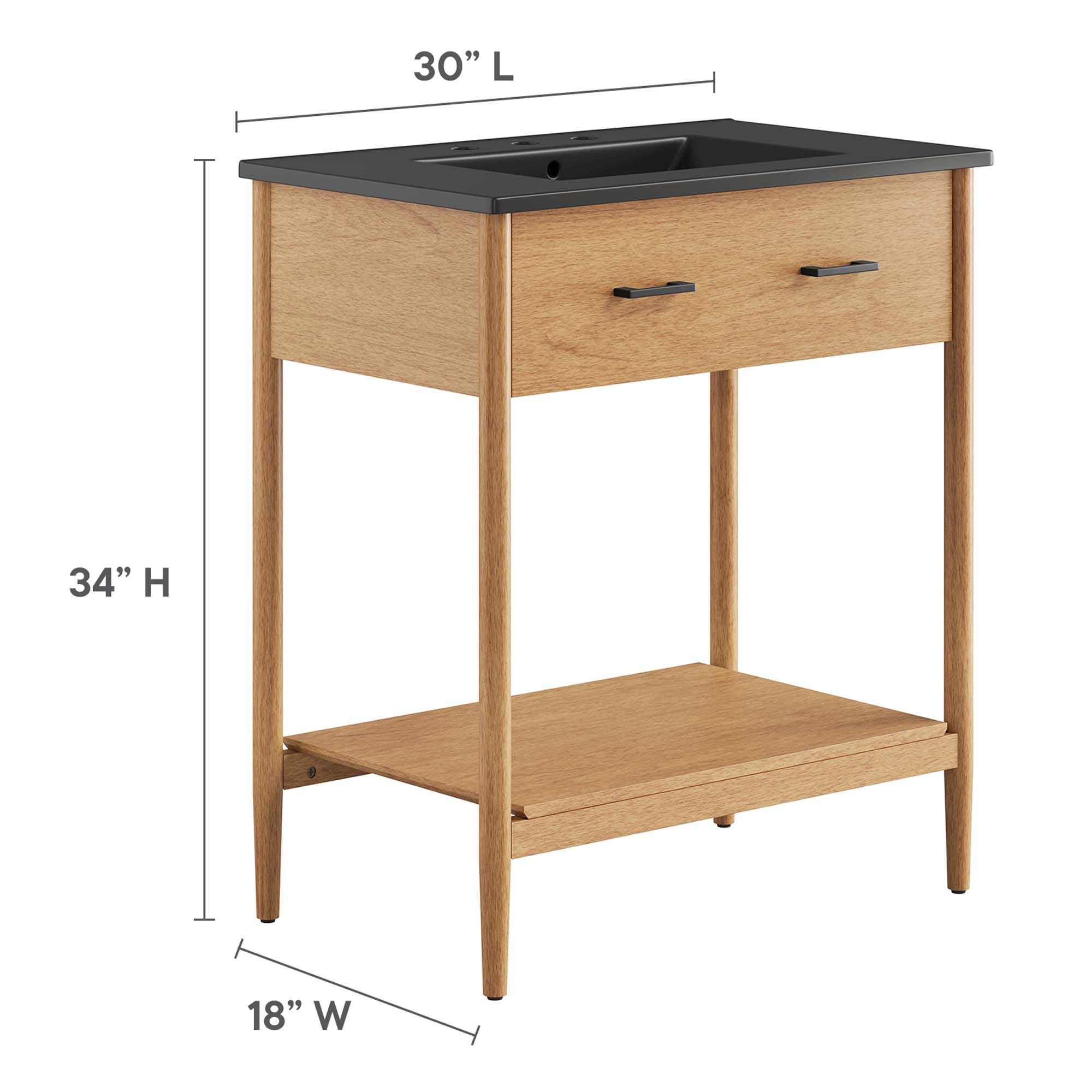 Zaire Bathroom Vanity Basin Included by Modway