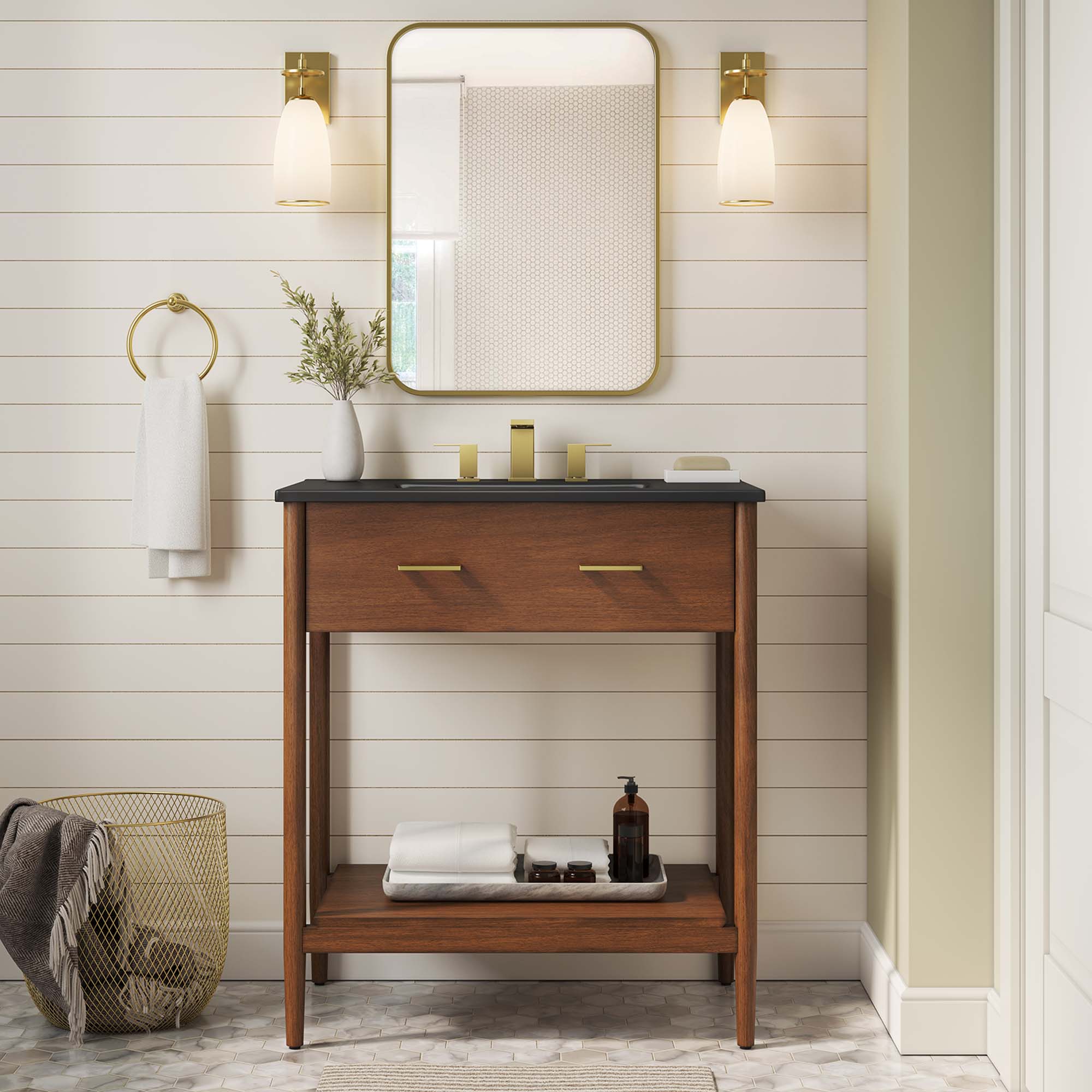 Zaire Bathroom Vanity Basin Included by Modway
