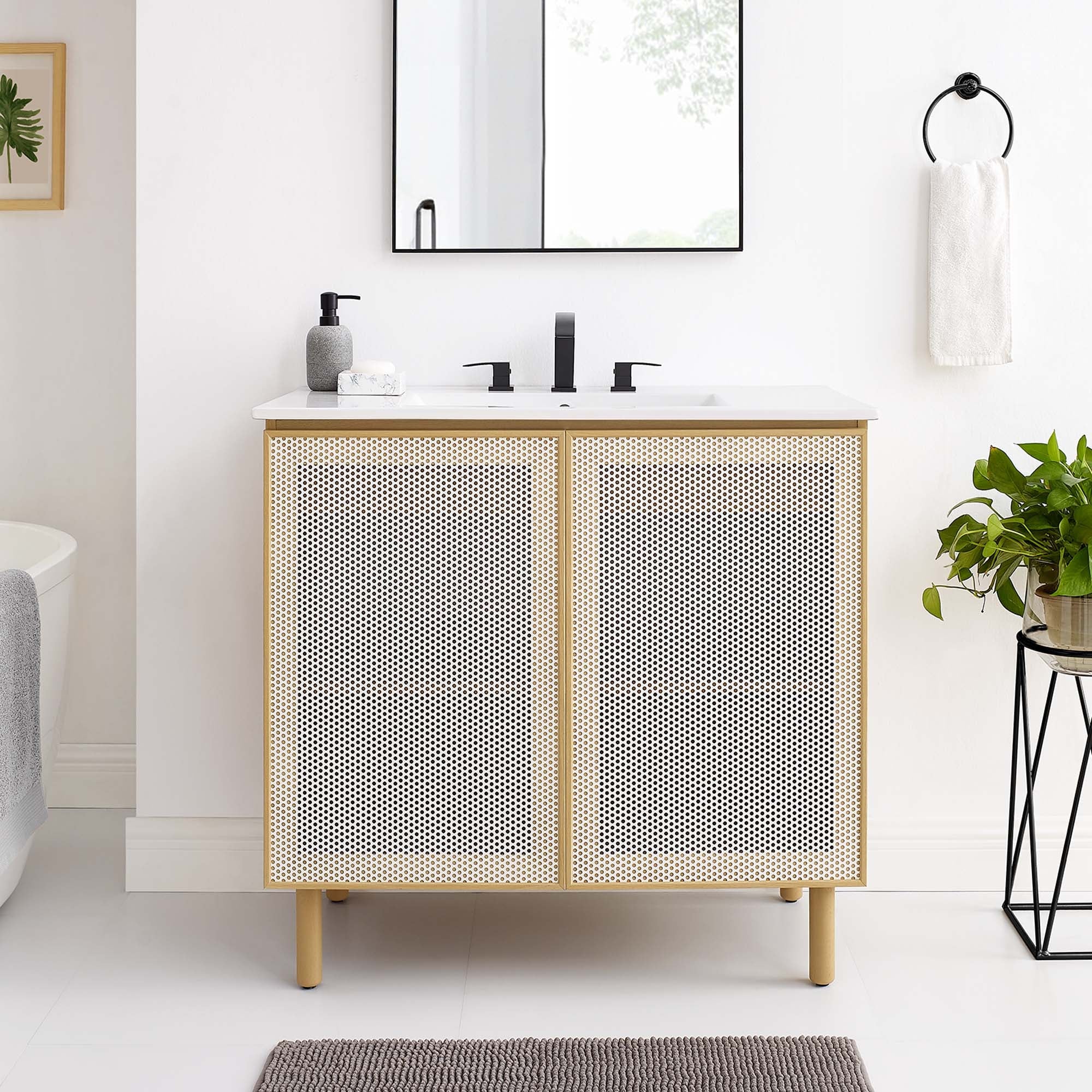 Calla Bathroom Vanity Basin Included by Modway