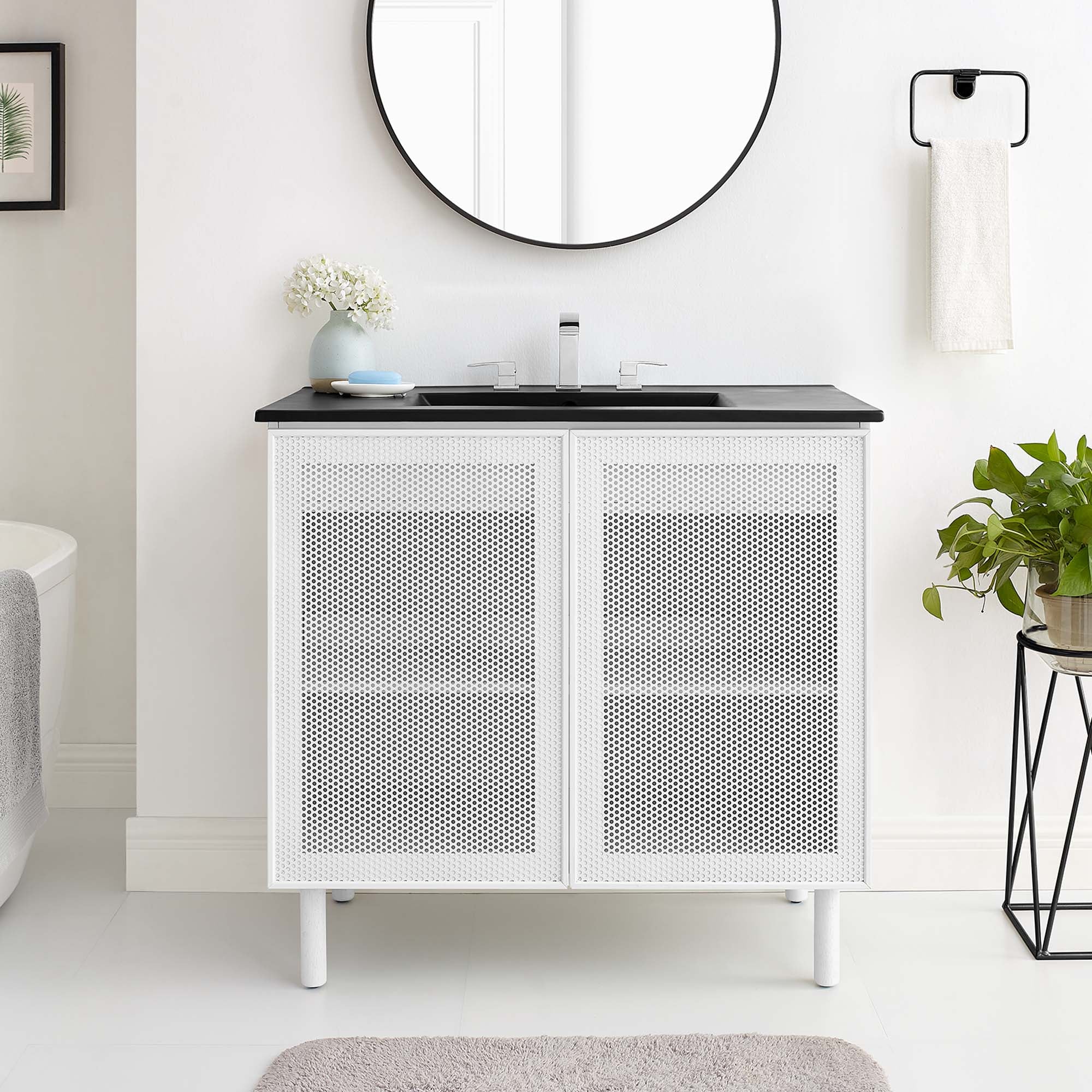 Calla Bathroom Vanity Basin Included by Modway