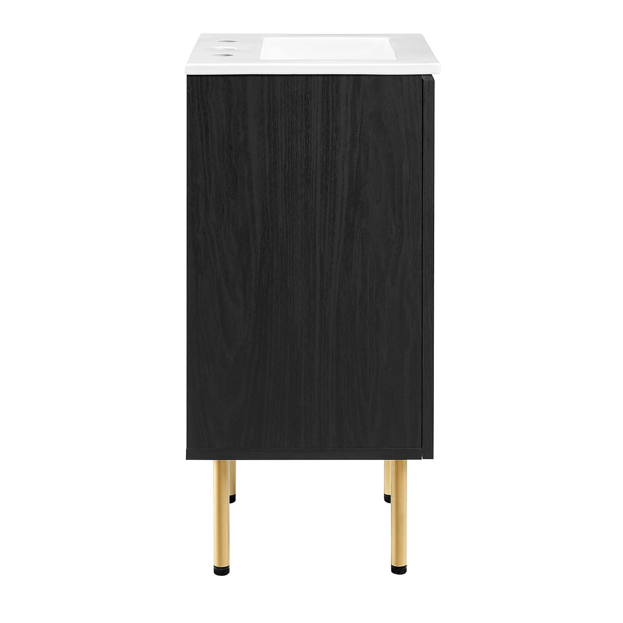 Chaucer Bathroom Vanity with White Basin Included by Modway