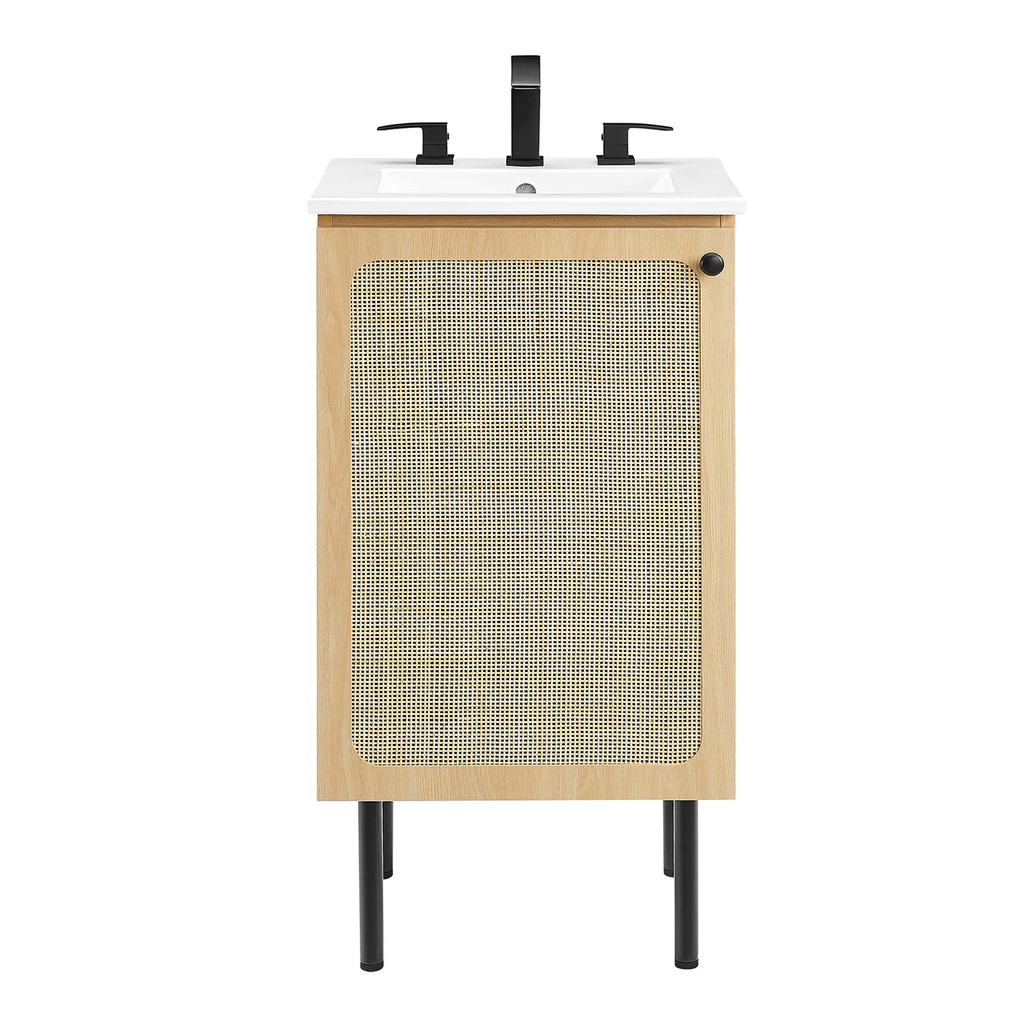 Chaucer Bathroom Vanity with White Basin Included by Modway