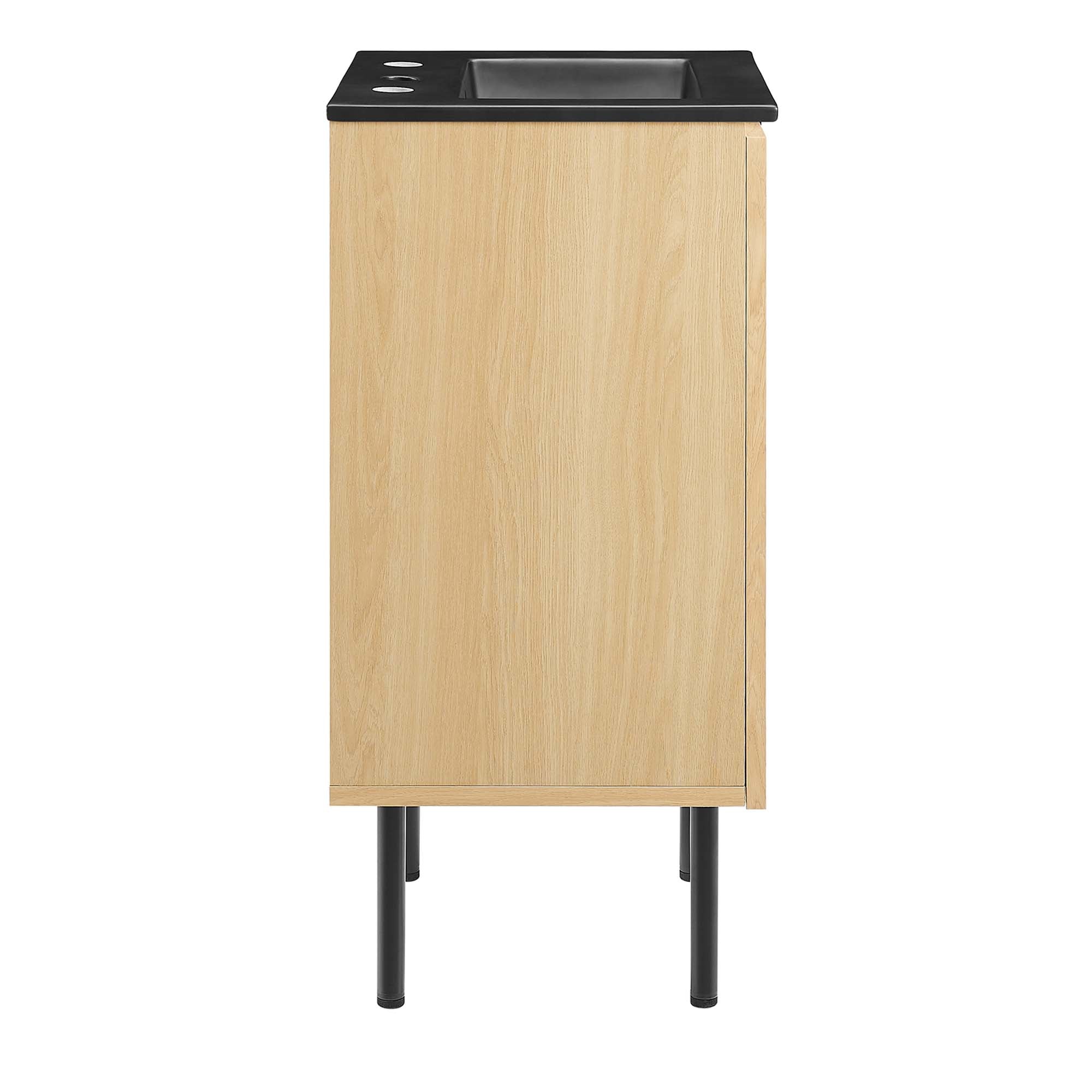 Chaucer Bathroom Vanity with Black Basin Included by Modway