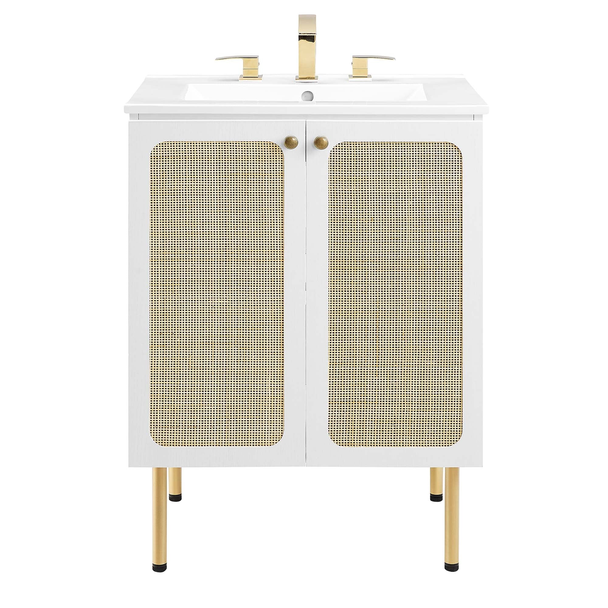 Chaucer Bathroom Vanity with White Basin Included by Modway