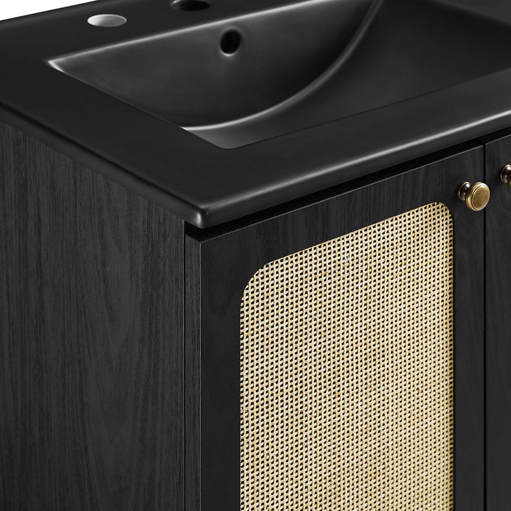 Chaucer Bathroom Vanity with Black Basin Included by Modway