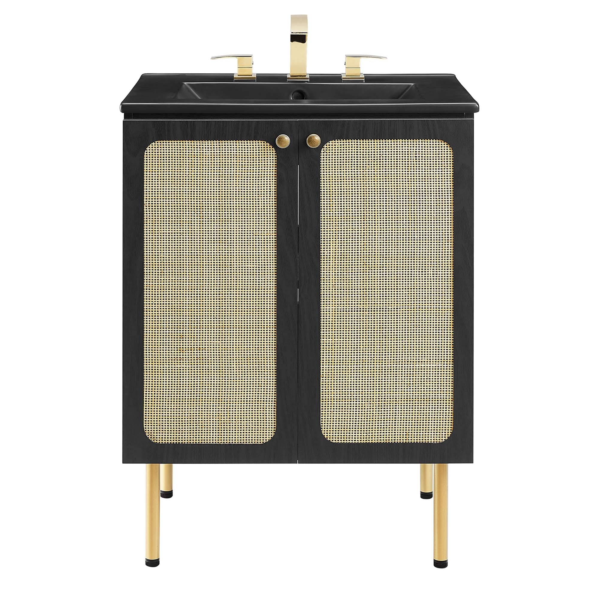 Chaucer Bathroom Vanity with Black Basin Included by Modway