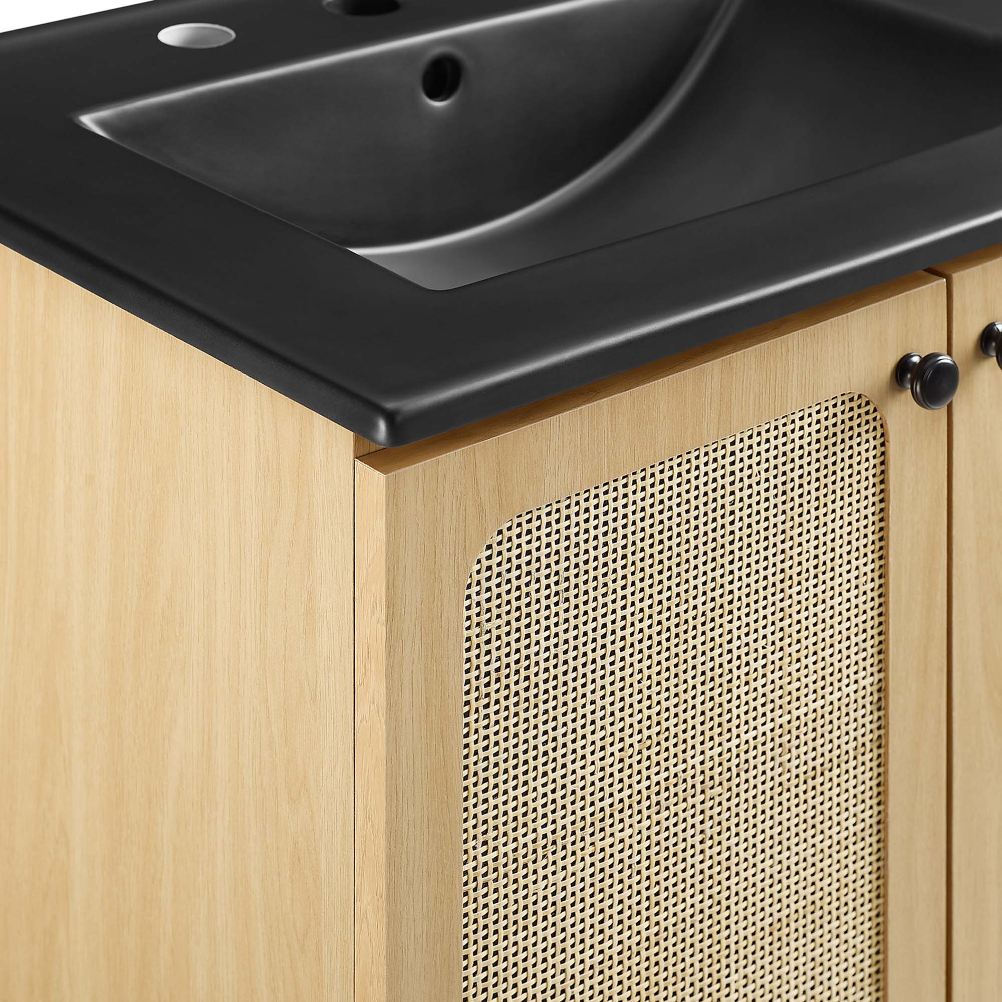Chaucer Bathroom Vanity with Black Basin Included by Modway