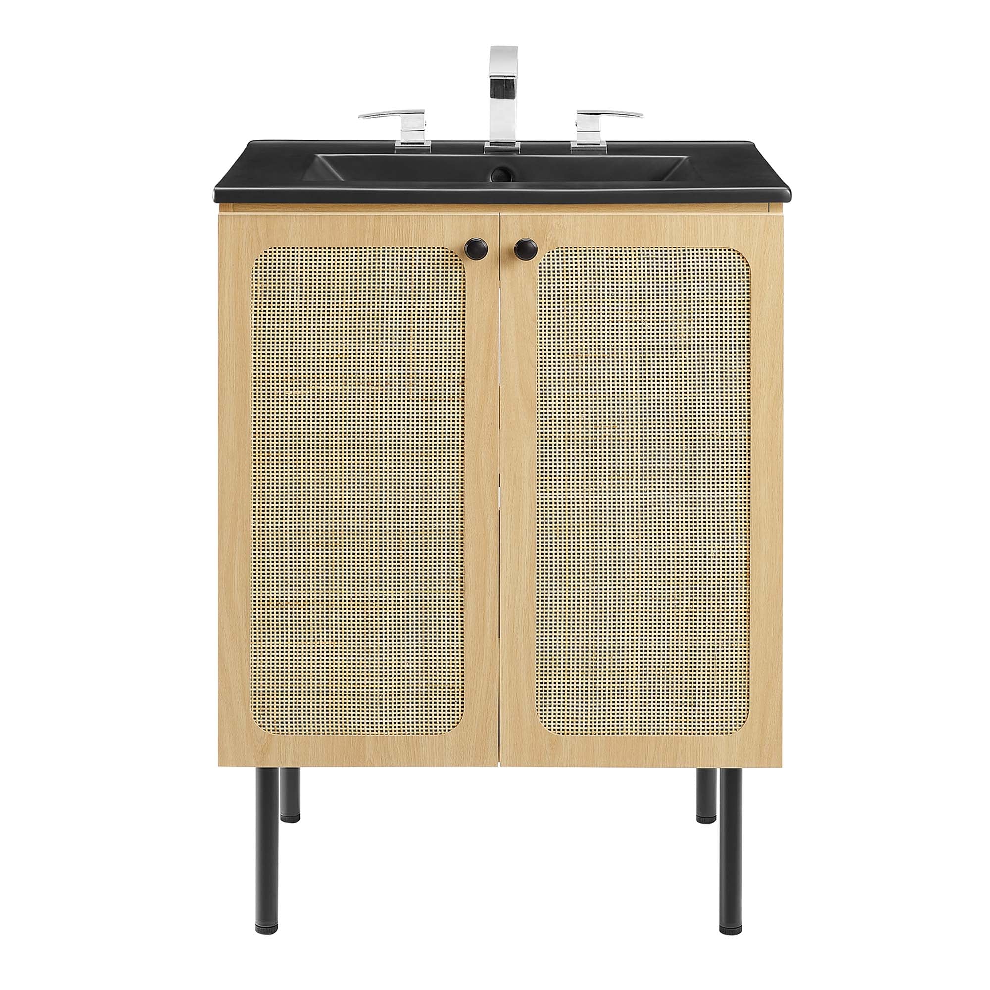Chaucer Bathroom Vanity with Black Basin Included by Modway