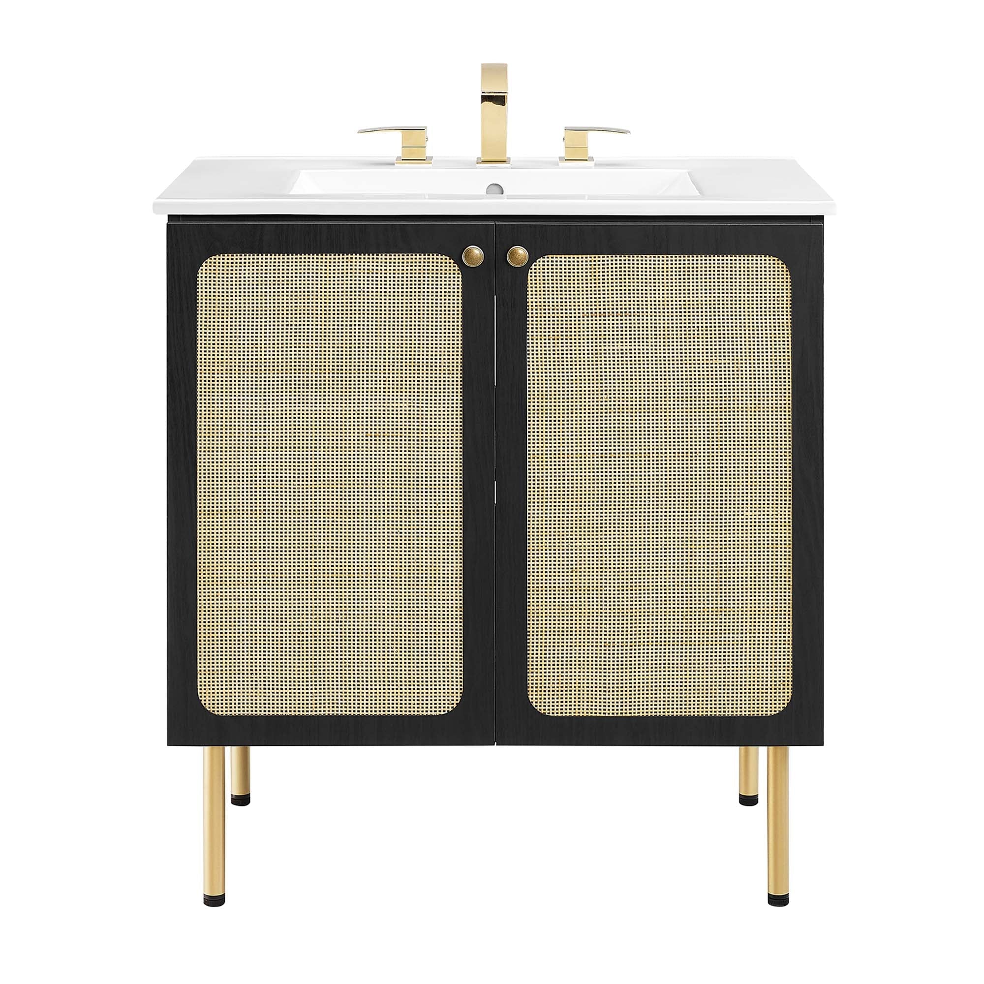 Chaucer Bathroom Vanity with White Basin Included by Modway