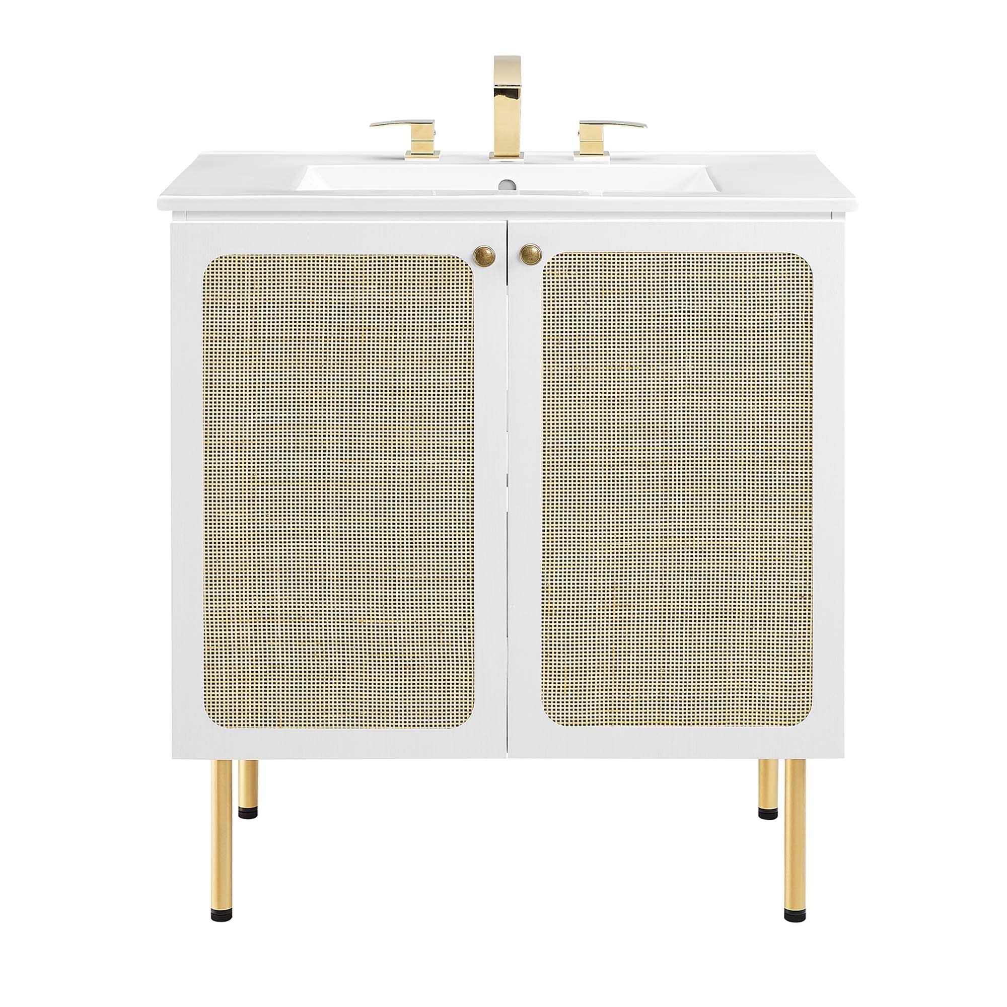 Chaucer Bathroom Vanity with White Basin Included by Modway