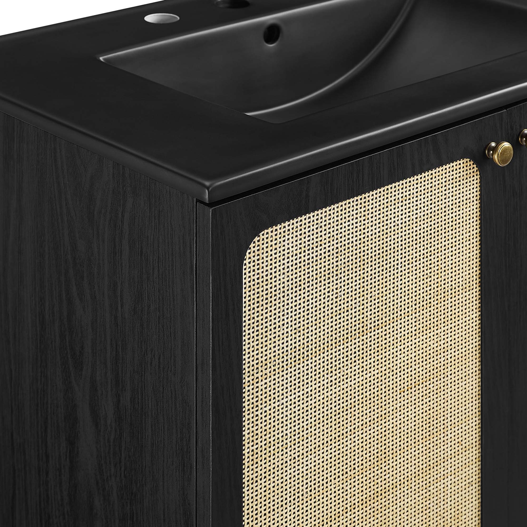 Chaucer Bathroom Vanity with Black Basin Included by Modway