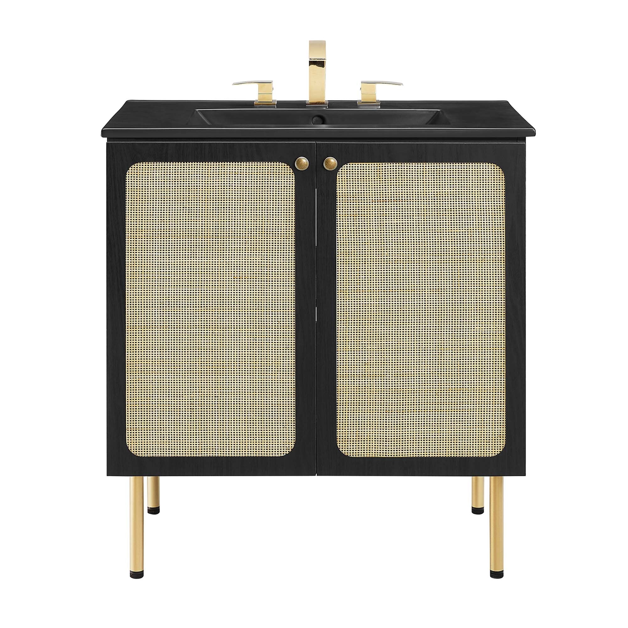 Chaucer Bathroom Vanity with Black Basin Included by Modway