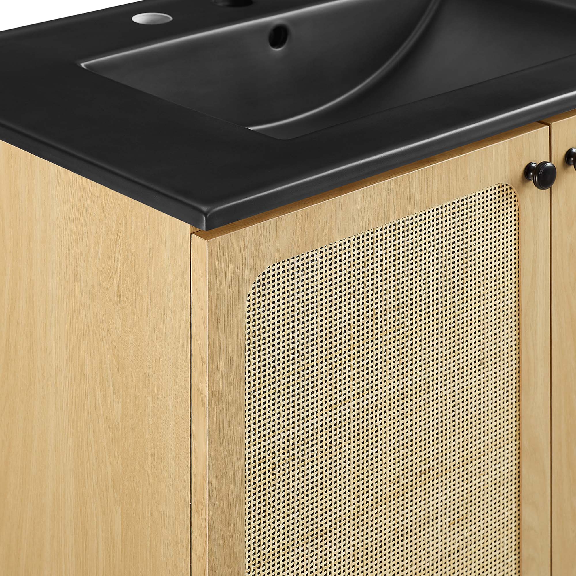 Chaucer Bathroom Vanity with Black Basin Included by Modway