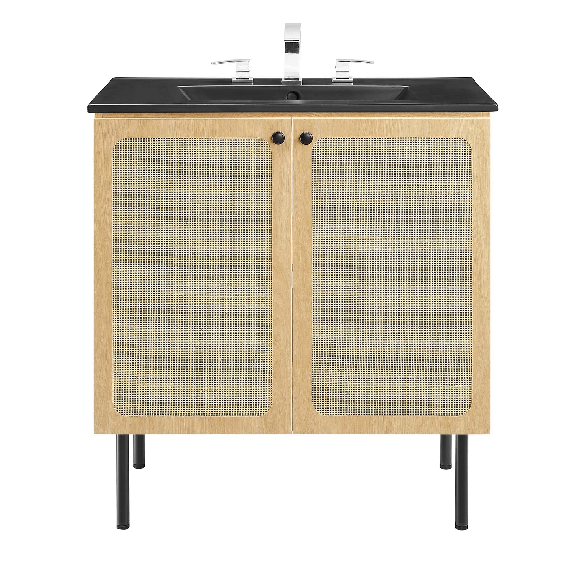 Chaucer Bathroom Vanity with Black Basin Included by Modway