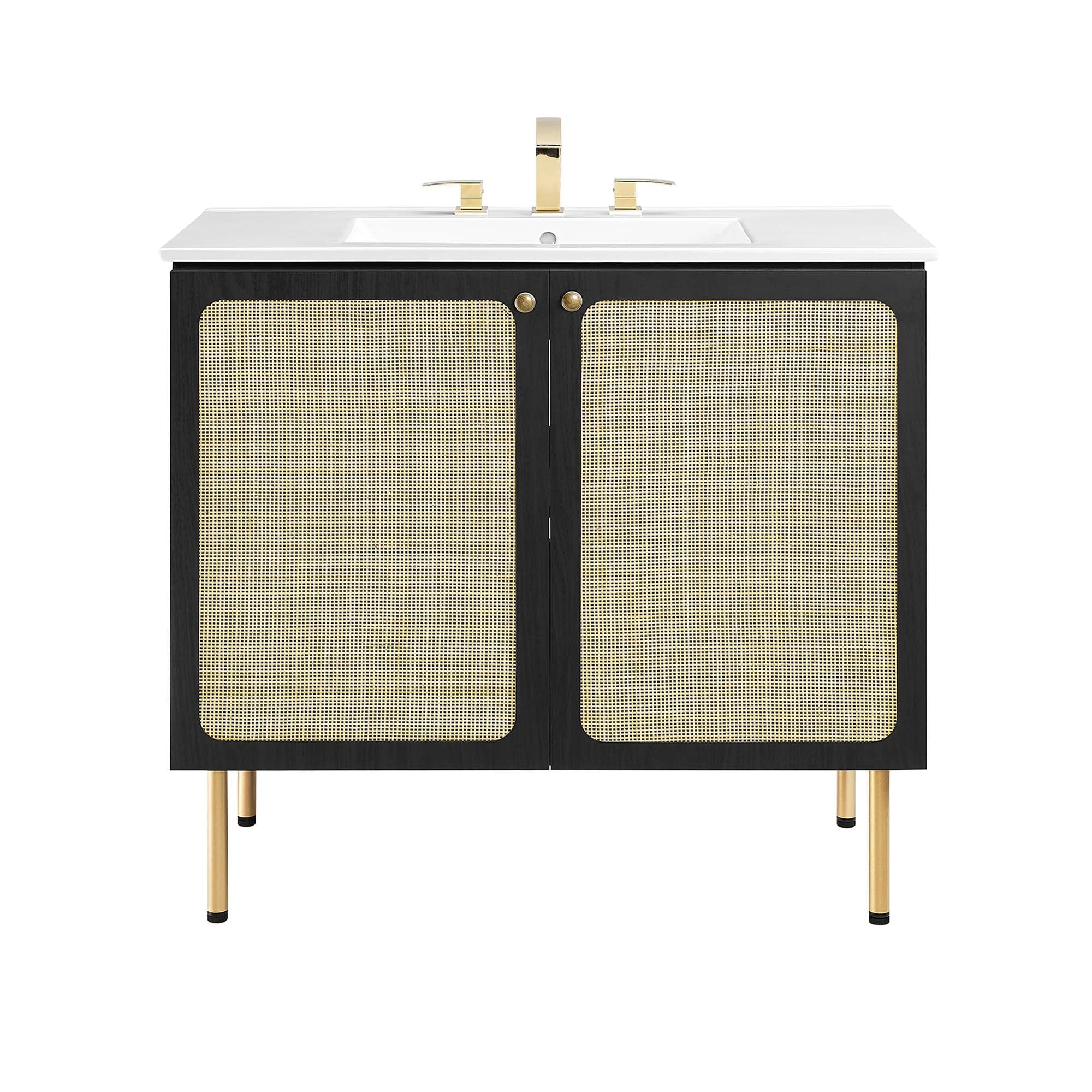 Chaucer Bathroom Vanity with White Basin Included by Modway