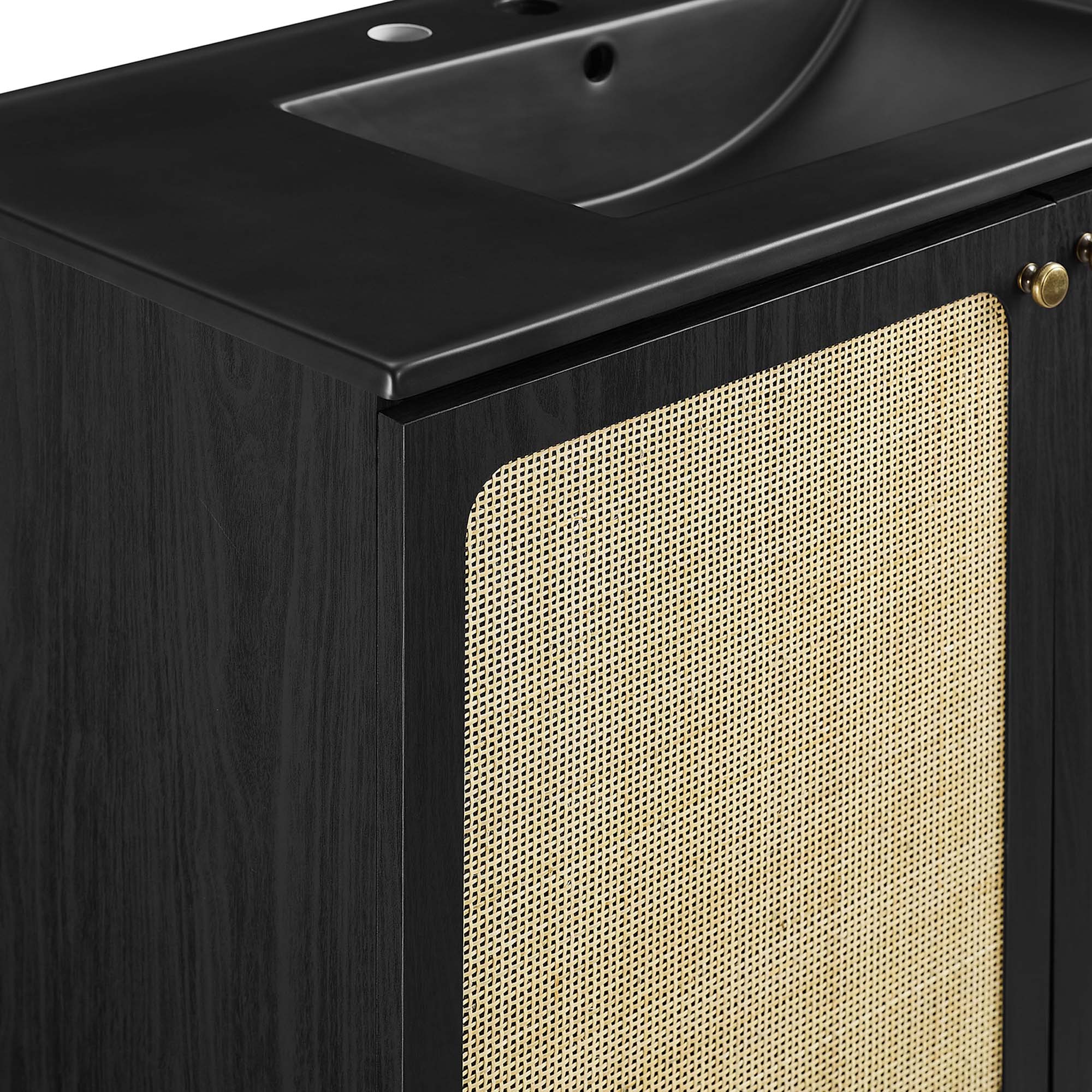 Chaucer Bathroom Vanity with Black Basin Included by Modway