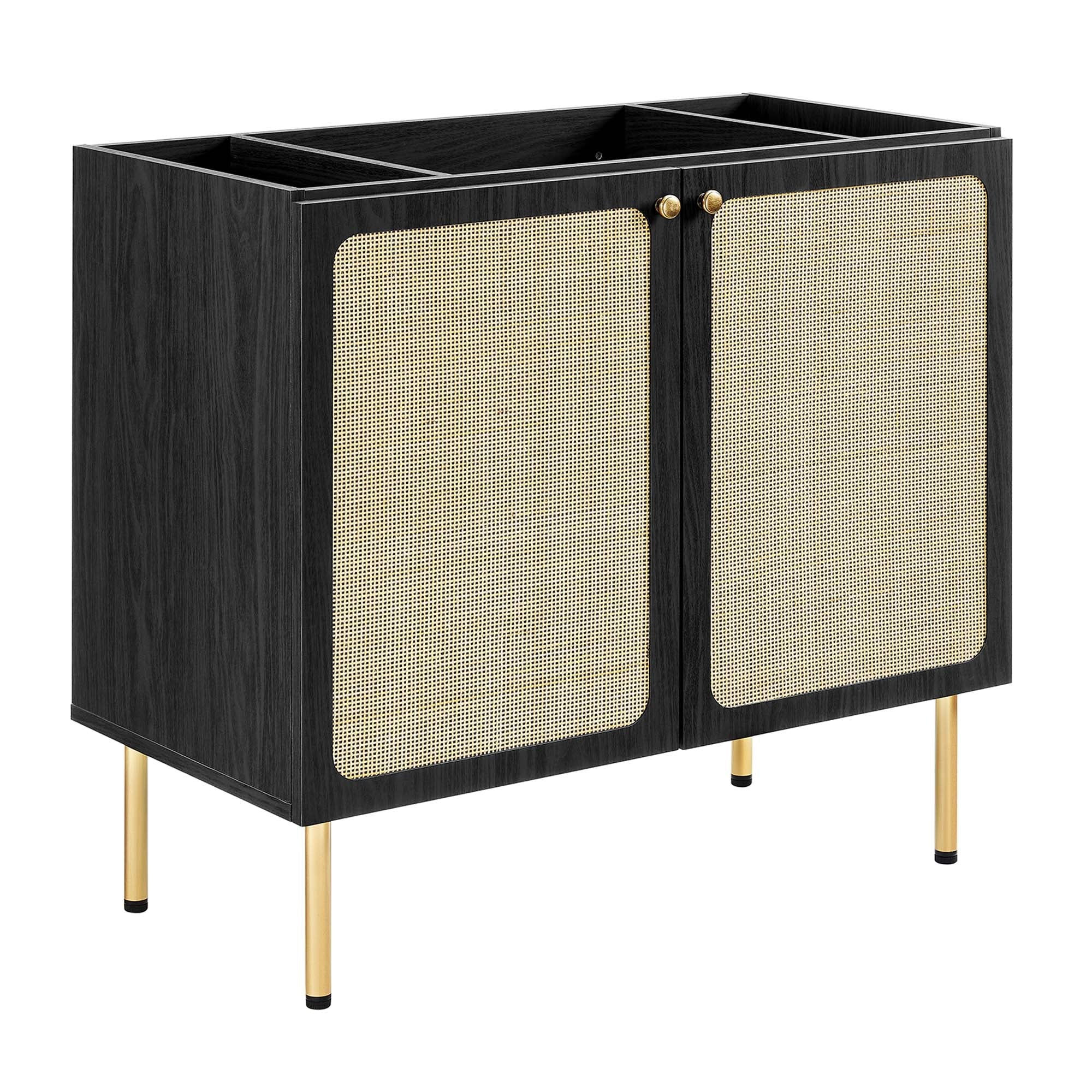 Chaucer Bathroom Vanity with Black Basin Included by Modway