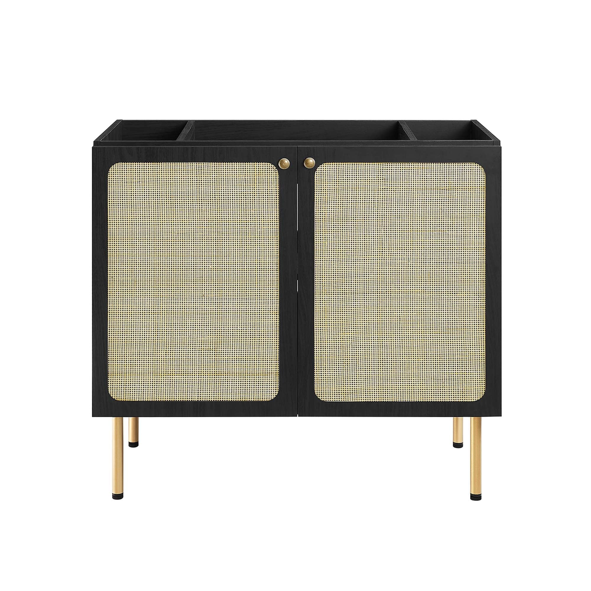 Chaucer Bathroom Vanity with Black Basin Included by Modway
